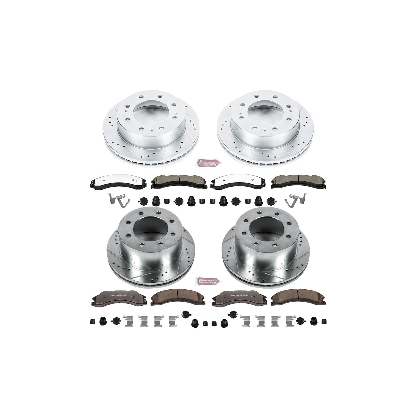 PowerStop Power Stop 12-19 Chevrolet Silverado 3500 HD Front & Rear Z36 Truck & Tow Brake Kit K6260-36