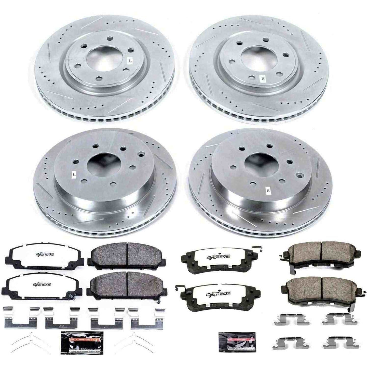 PowerStop Power Stop 11-13 Infiniti QX56 Front & Rear Z36 Truck & Tow Brake Kit K6322-36