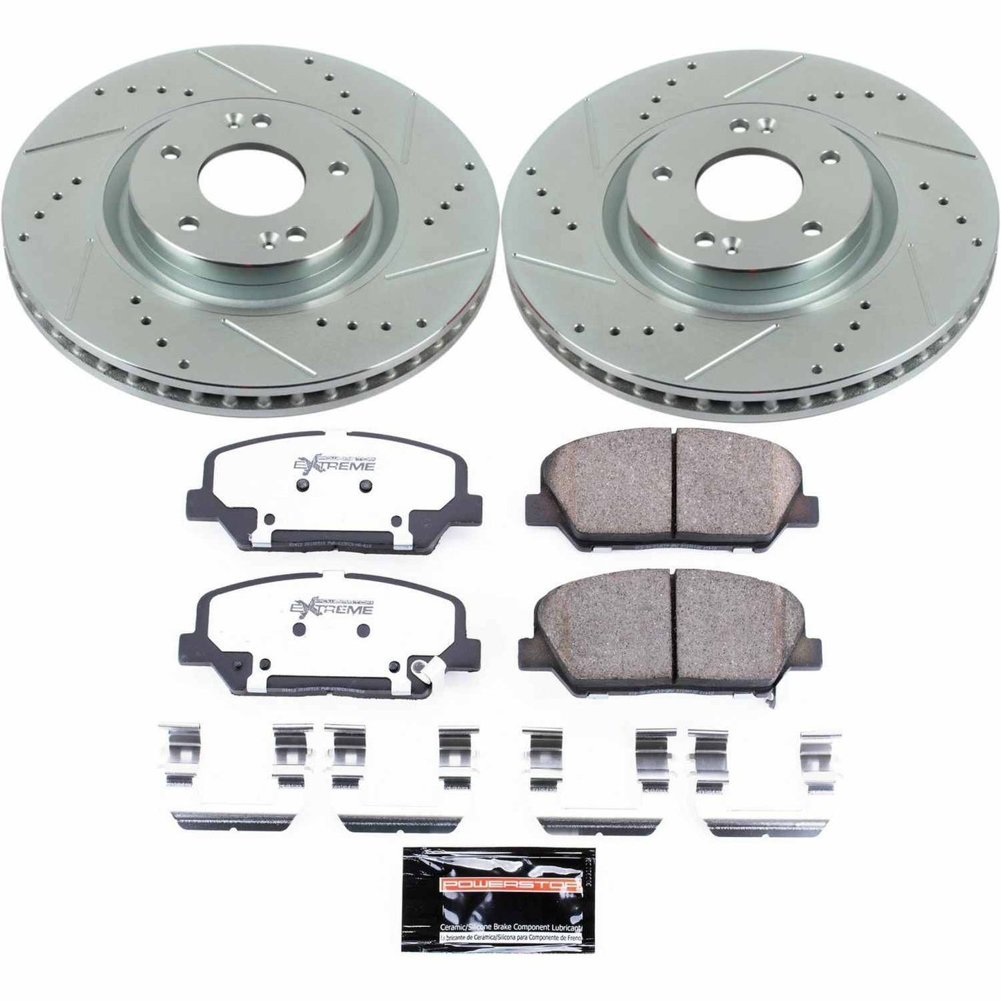 PowerStop Power Stop 11-15 Kia Optima Front Z26 Street Warrior Brake Kit K6324-26