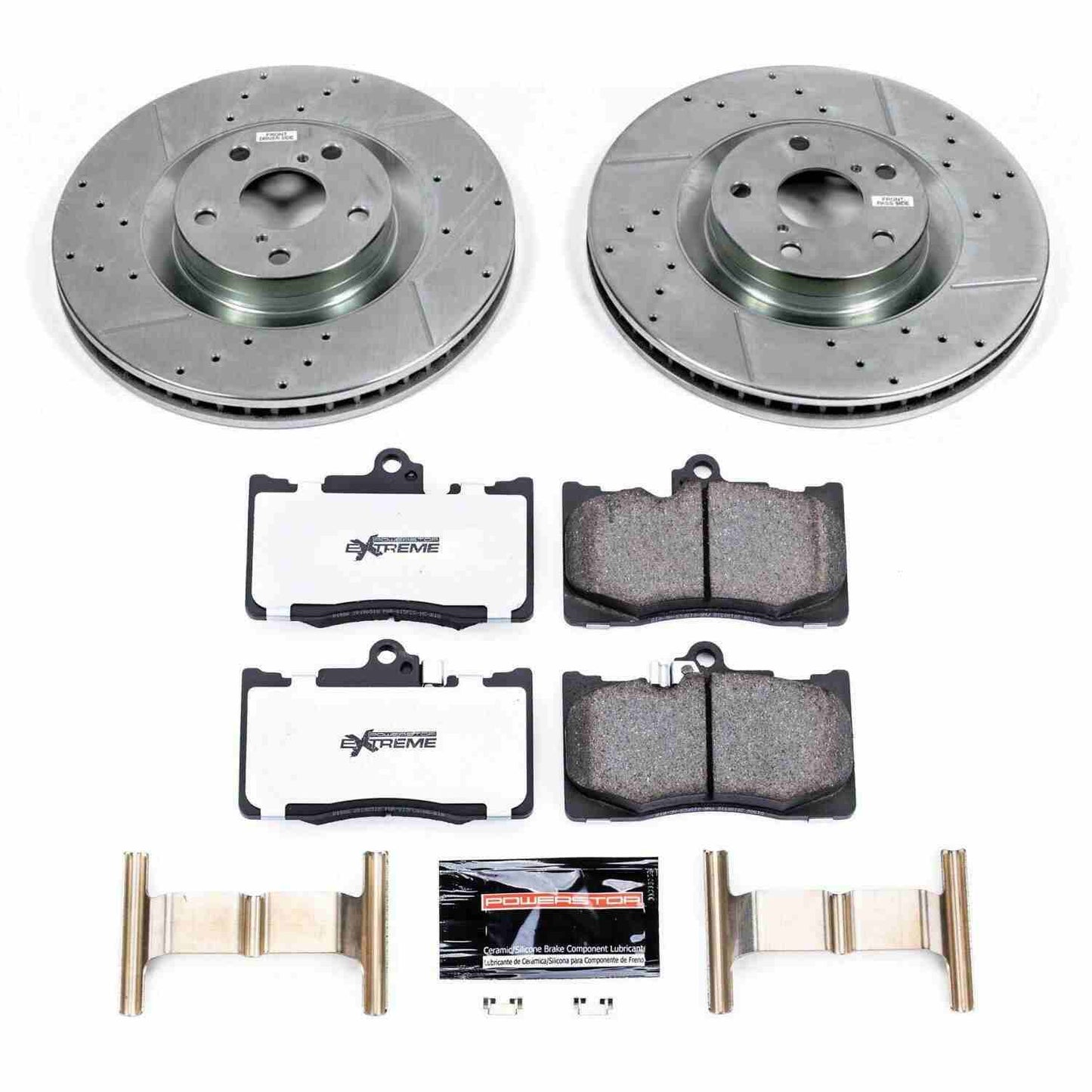 PowerStop Power Stop 13-19 Lexus GS350 Front Z26 Street Warrior Brake Kit K6355-26
