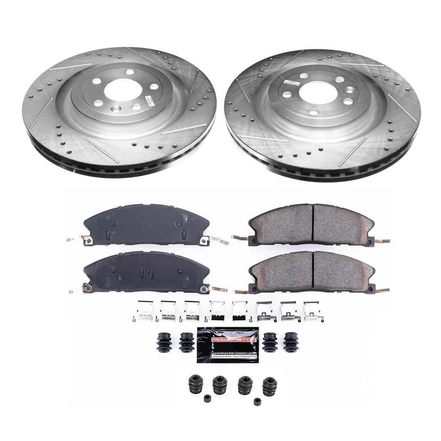PowerStop Power Stop 13-19 Ford Explorer Front Z36 Truck & Tow Brake Kit K6374-36