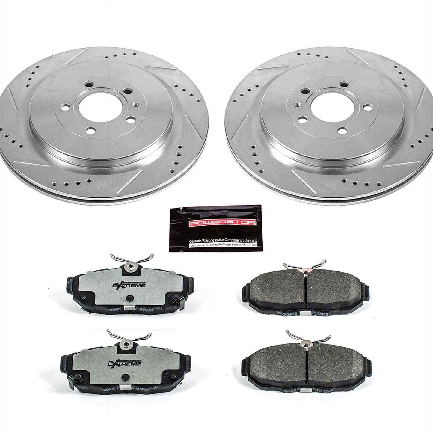 PowerStop Power Stop 13-14 Ford Mustang Rear Z26 Street Warrior Brake Kit K6402-26