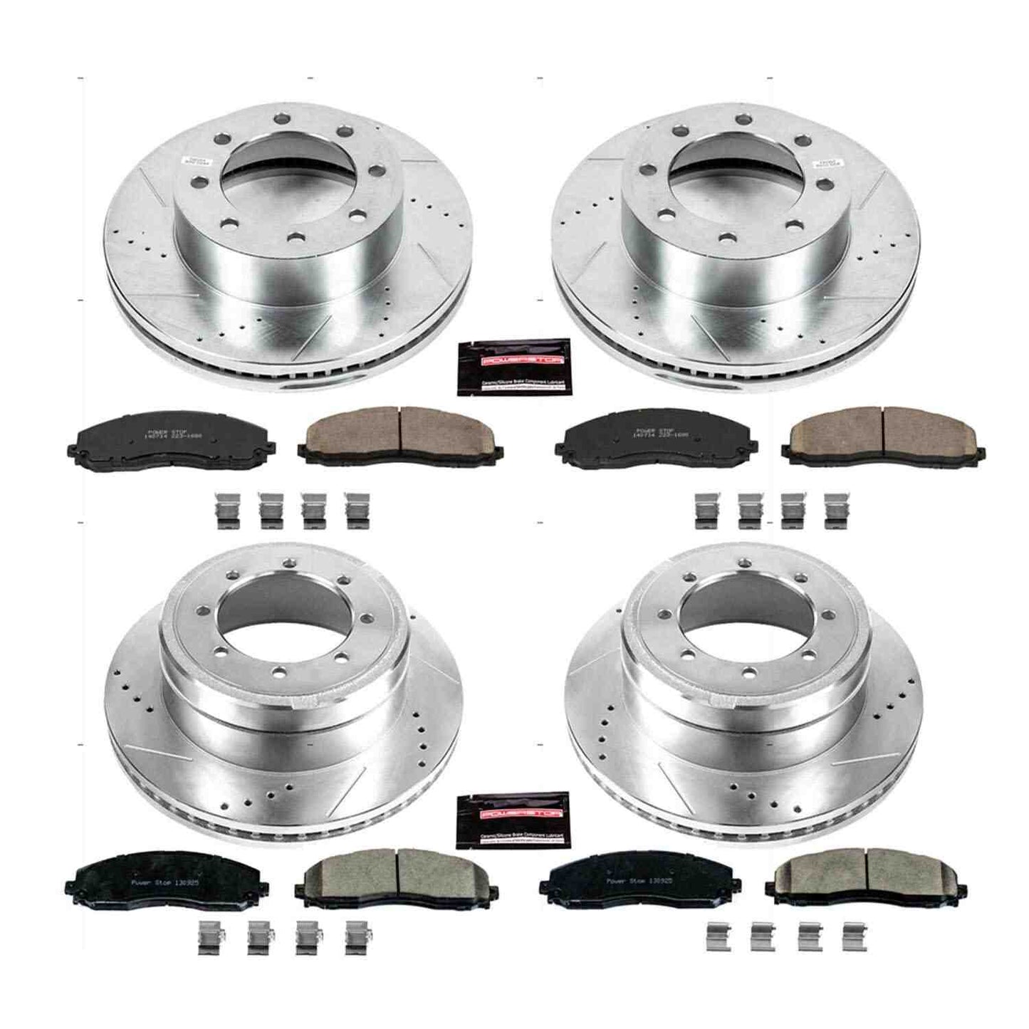 PowerStop Power Stop 13-19 Ford F-350 Super Duty Front & Rear Z23 Evolution Sport Brake Kit K6404