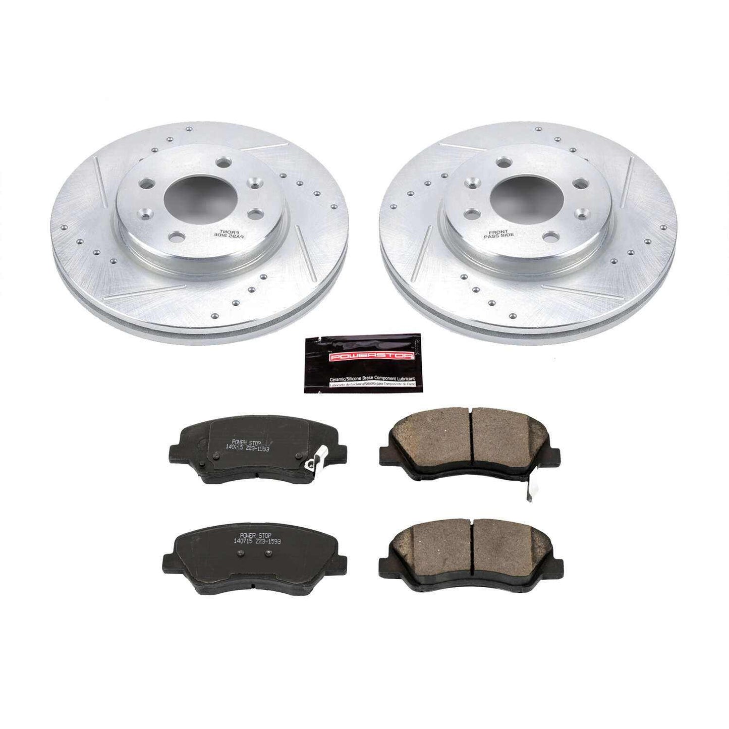 PowerStop Power Stop 12-18 Hyundai Accent Front Z23 Evolution Sport Brake Kit K6508