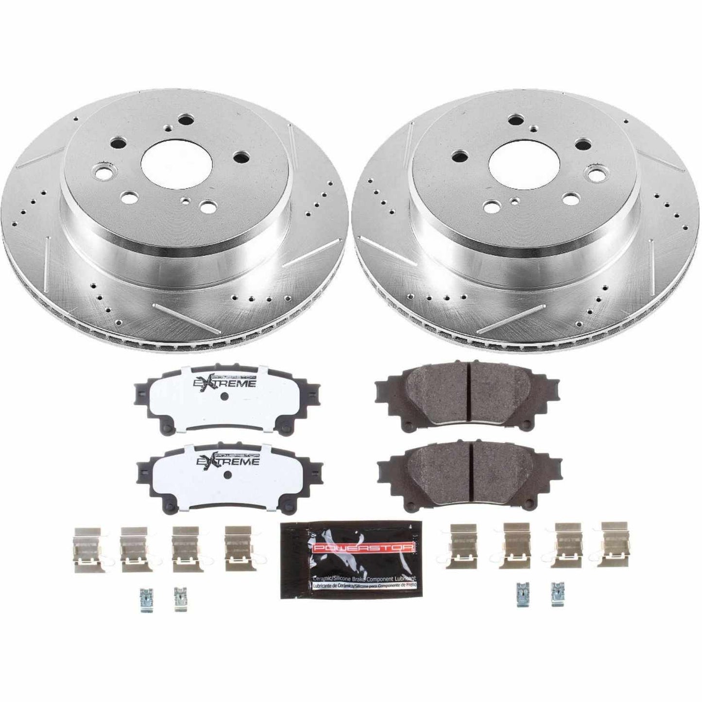 PowerStop Power Stop 13-19 Lexus GS350 Rear Z26 Street Warrior Brake Kit K6514-26