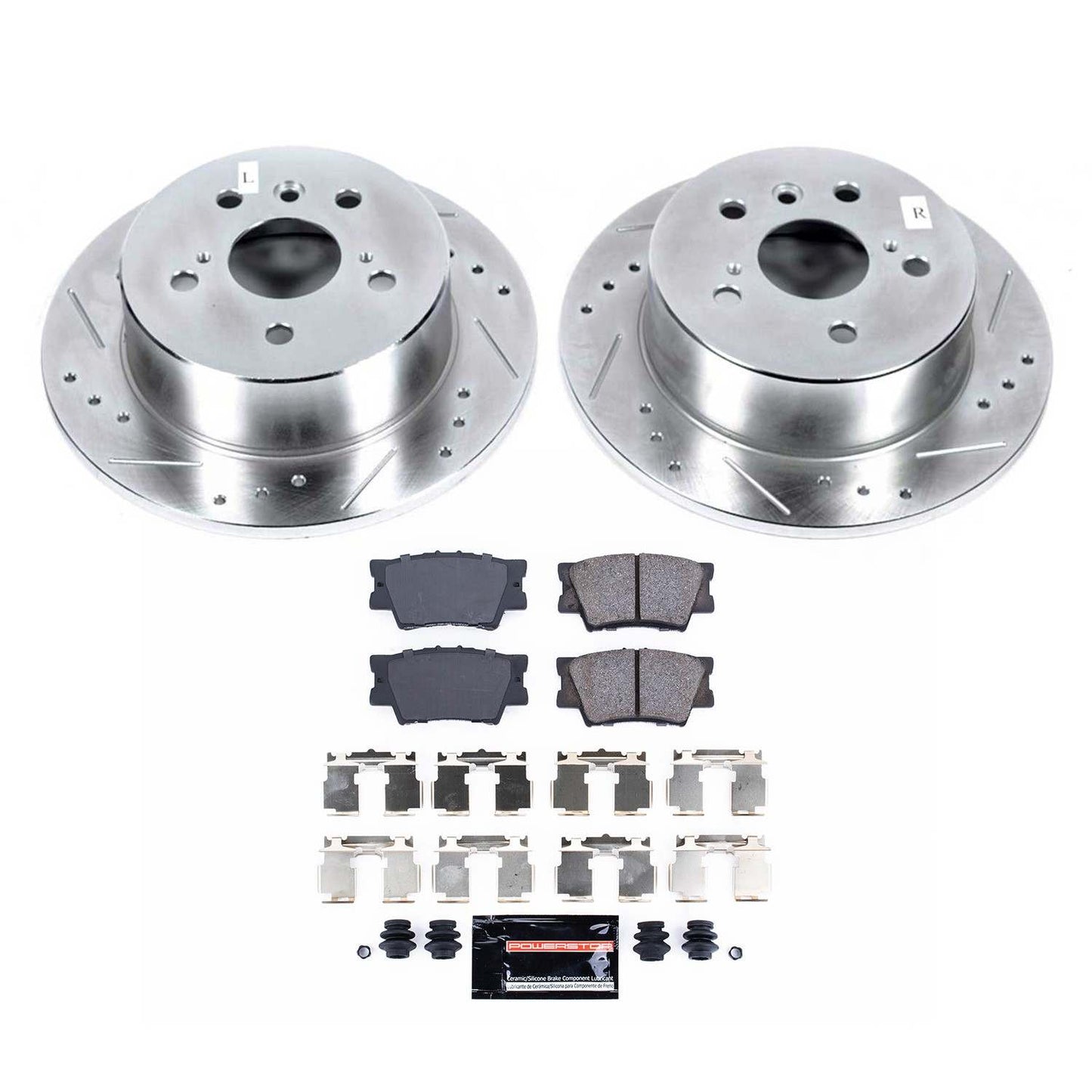 PowerStop Power Stop 13-18 Lexus ES300h Rear Z23 Evolution Sport Brake Kit K6520