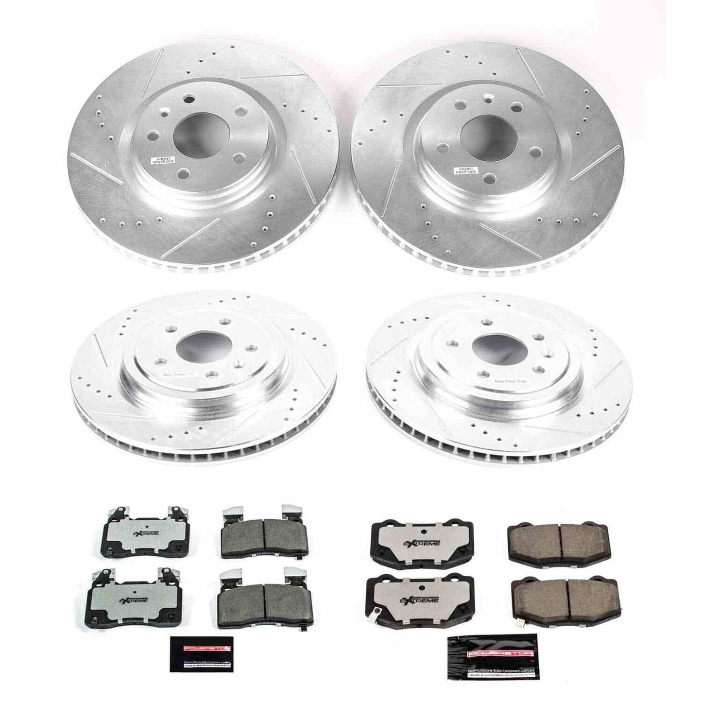 PowerStop Power Stop 14-19 Chevrolet Corvette Front & Rear Z26 Street Warrior Brake Kit K6523-26