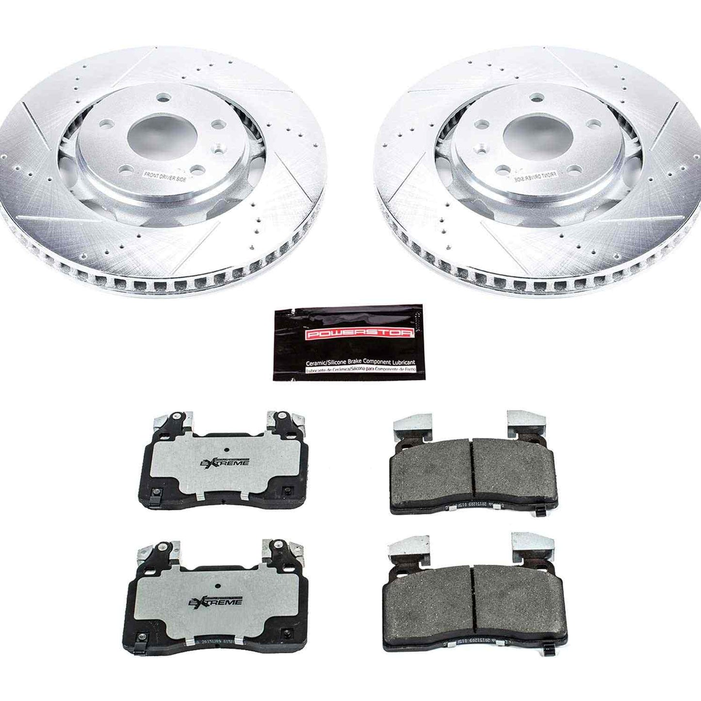 PowerStop Power Stop 14-19 Chevrolet Corvette Front Z26 Street Warrior Brake Kit K6531-26