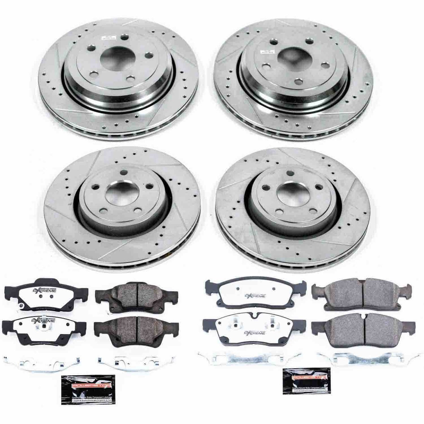 PowerStop Power Stop 13-16 Dodge Durango Front & Rear Z36 Truck & Tow Brake Kit K6537-36