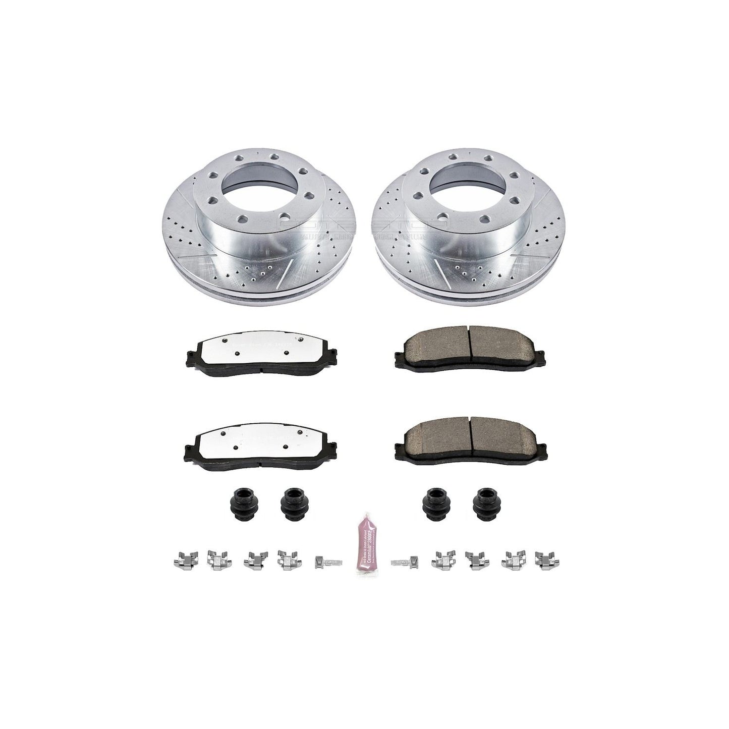 PowerStop Power Stop 2012 Ford F-250 Super Duty Front Z36 Truck & Tow Brake Kit K6545-36