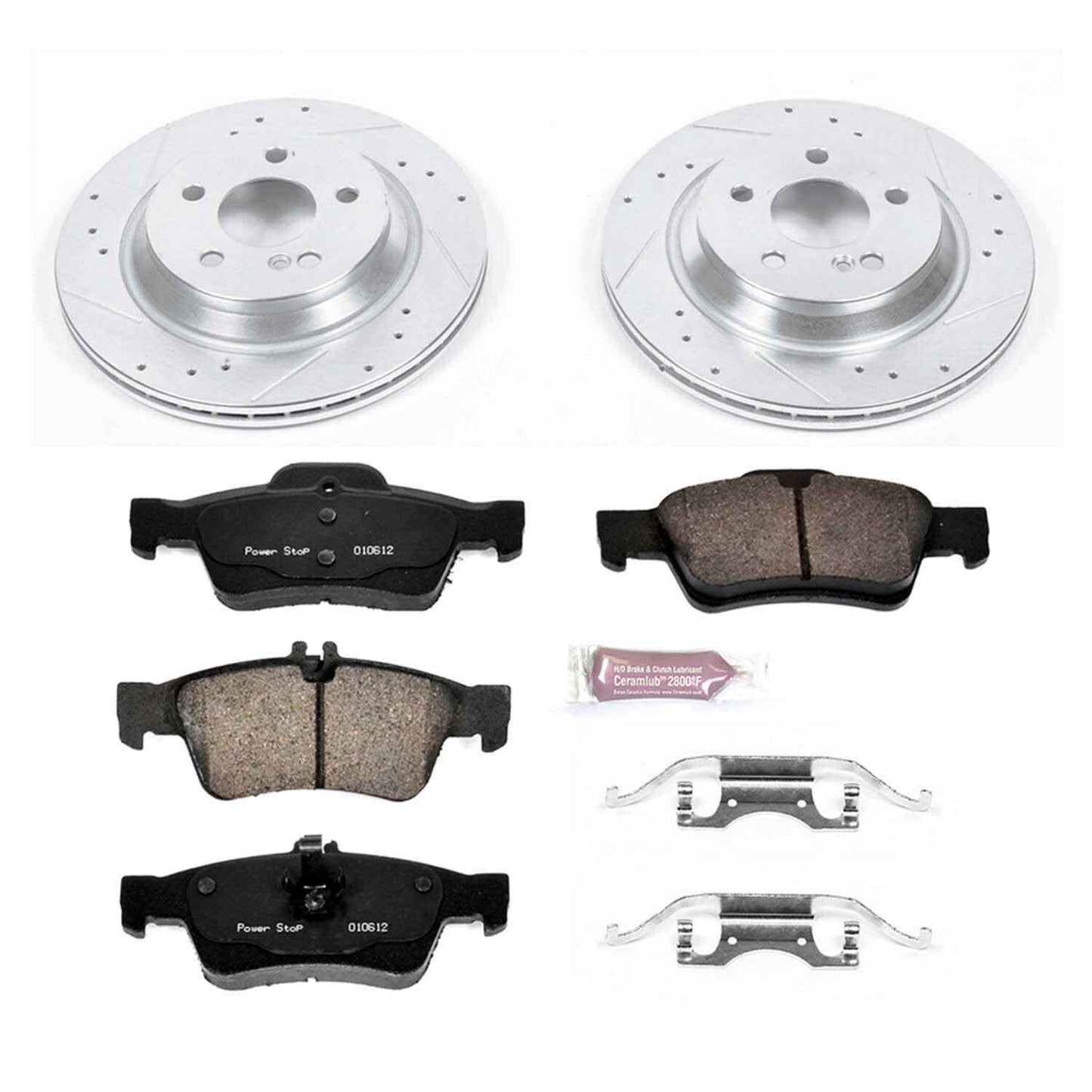 PowerStop Power Stop 03-06 Mercedes-Benz S430 Rear Z23 Evolution Sport Brake Kit K6567