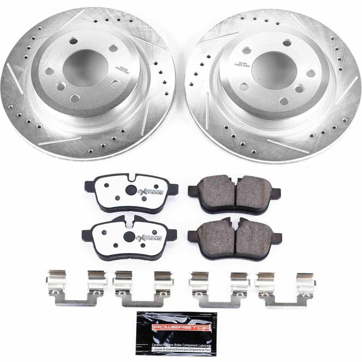 PowerStop Power Stop 09-10 BMW Z4 Rear Z26 Street Warrior Brake Kit K6583-26