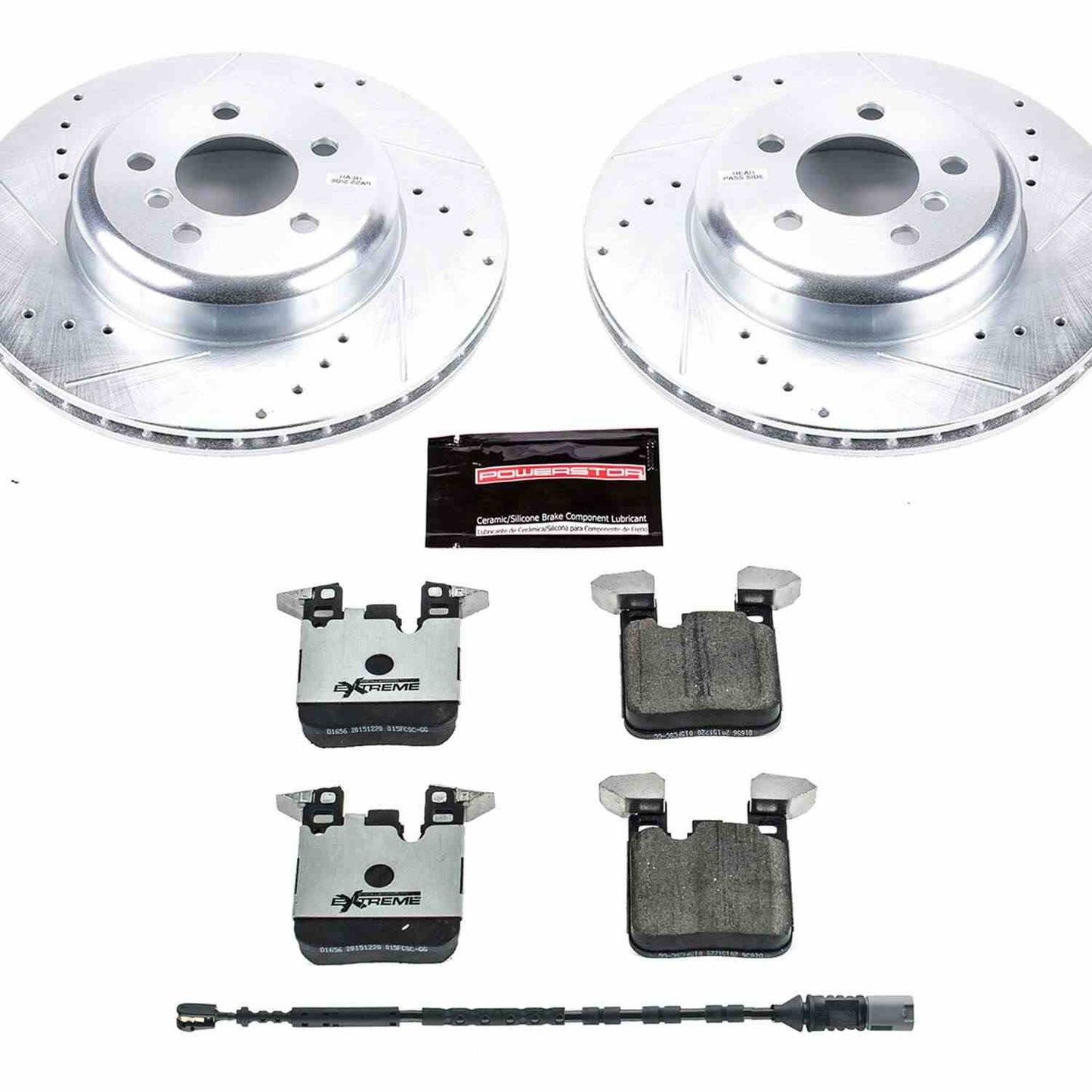 PowerStop Power Stop 16-18 BMW 320i xDrive Rear Z26 Street Warrior Brake Kit K6672-26