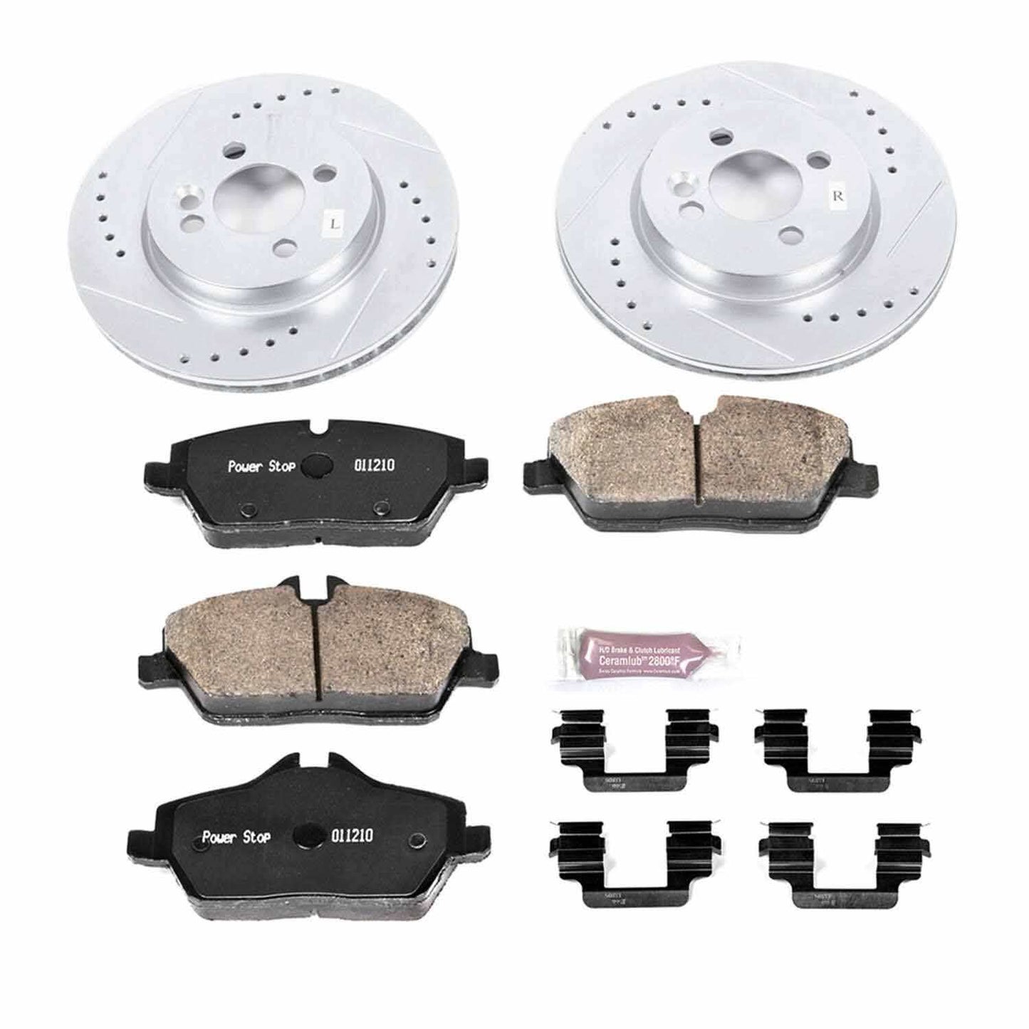 PowerStop Power Stop 11-16 Mini Cooper Front Z23 Evolution Sport Brake Kit K6739