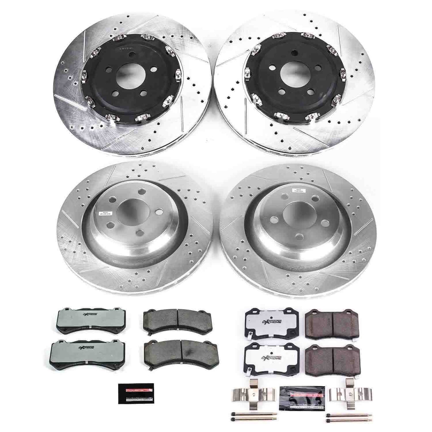 PowerStop Power Stop 15-19 Dodge Challenger Front & Rear Z26 Street Warrior Brake Kit K6794-26