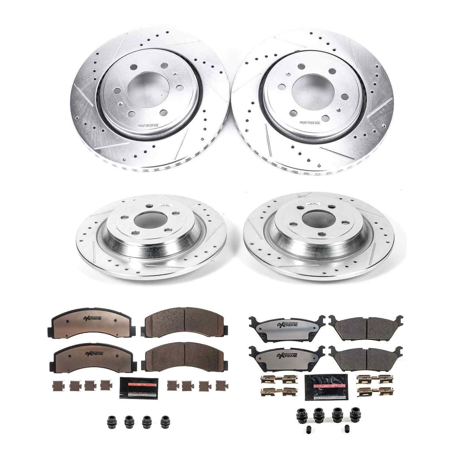PowerStop Power Stop 15-17 Ford F-150 Front & Rear Z36 Truck & Tow Brake Kit K6803-36