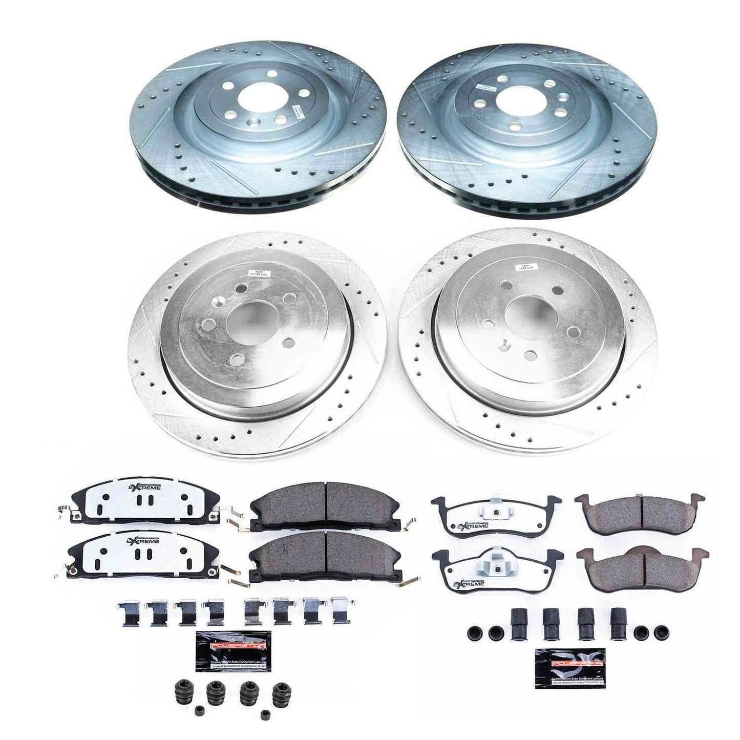 PowerStop Power Stop 13-18 Lincoln MKT Front & Rear Z36 Truck & Tow Brake Kit K6804-36