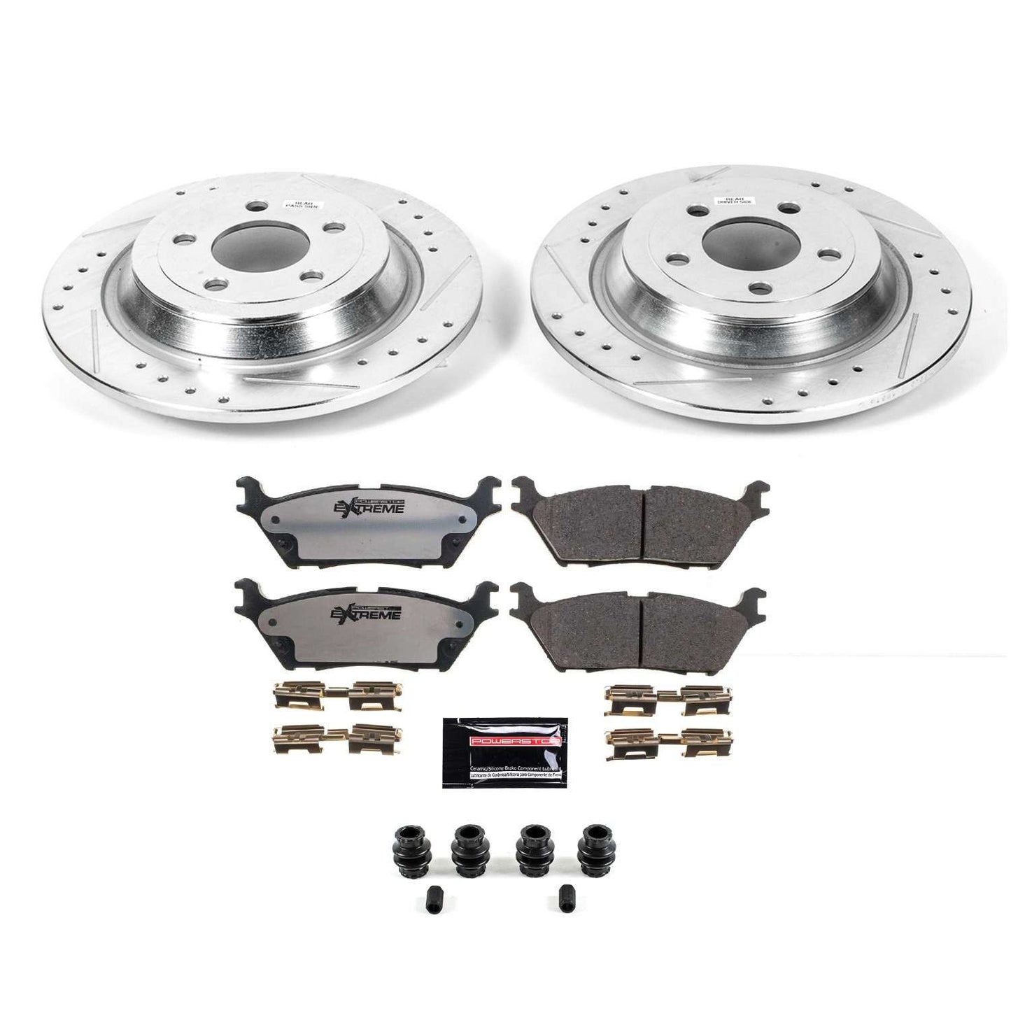 PowerStop Power Stop 15-17 Ford F-150 Rear Z36 Truck & Tow Brake Kit K6814-36