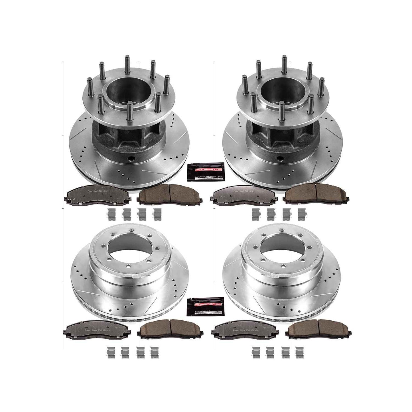 PowerStop Power Stop 13-16 Ford F-350 Super Duty Front & Rear Z36 Truck & Tow Brake Kit K6822-36