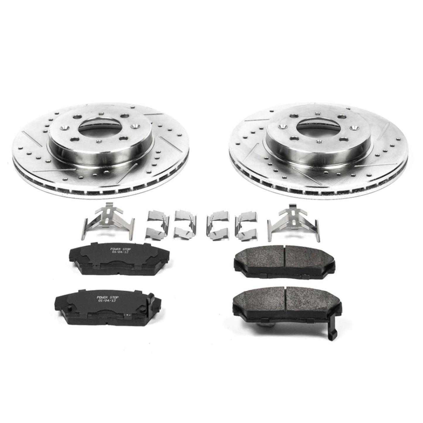 PowerStop Power Stop 90-93 Acura Integra Front Z23 Evolution Sport Brake Kit K688