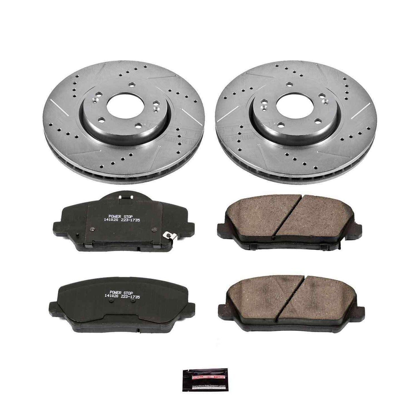 PowerStop Power Stop 14-17 Kia Forte5 Front Z23 Evolution Sport Brake Kit K6935