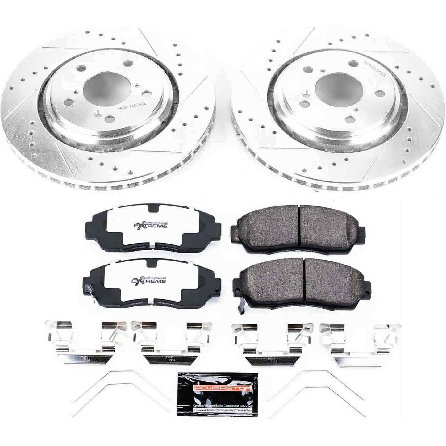 PowerStop Power Stop 15-17 Honda Odyssey Front Z26 Street Warrior Brake Kit K6959-26
