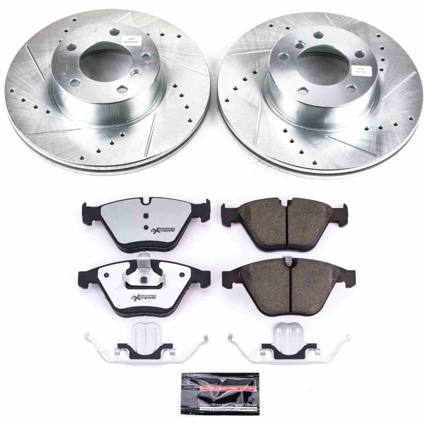 PowerStop Power Stop 13-15 BMW X1 Front Z26 Street Warrior Brake Kit K7026-26