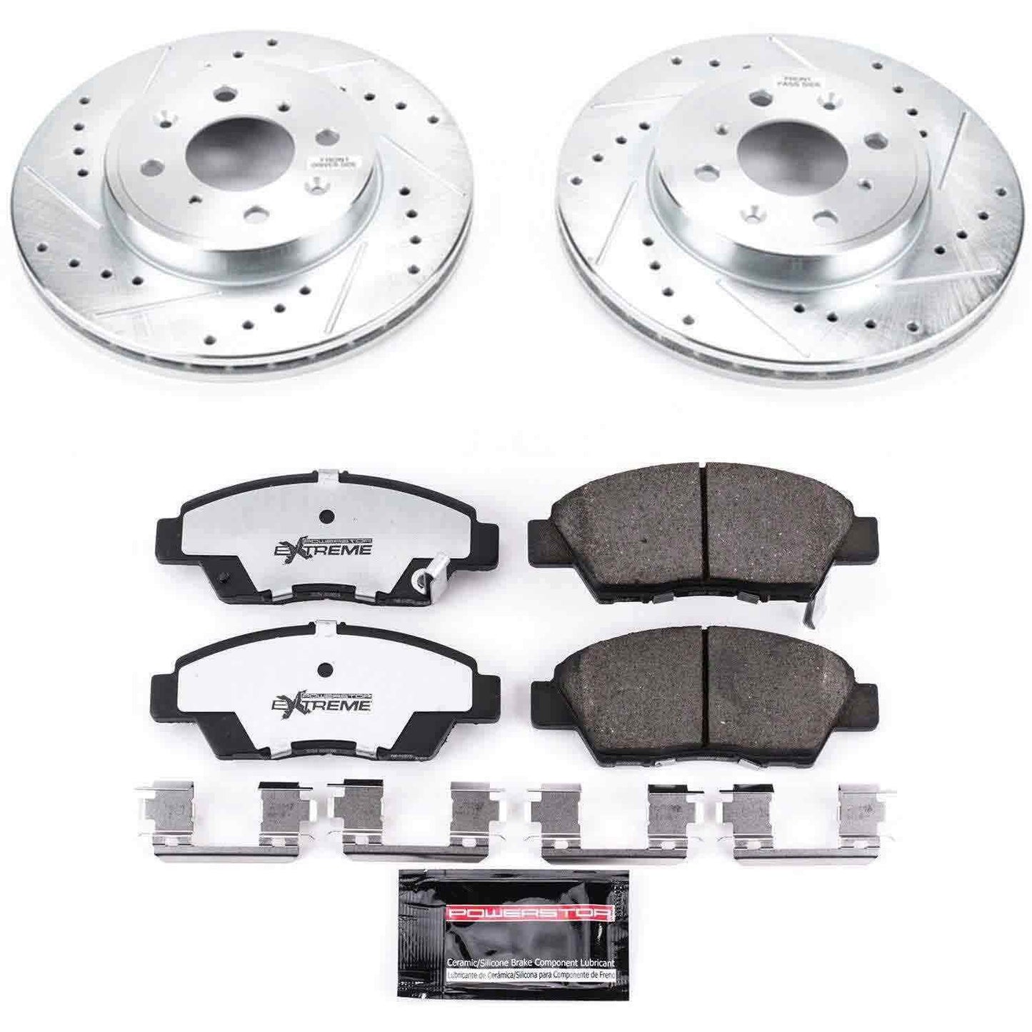 PowerStop Power Stop 15-19 Honda Fit Front Z26 Street Warrior Brake Kit K7032-26