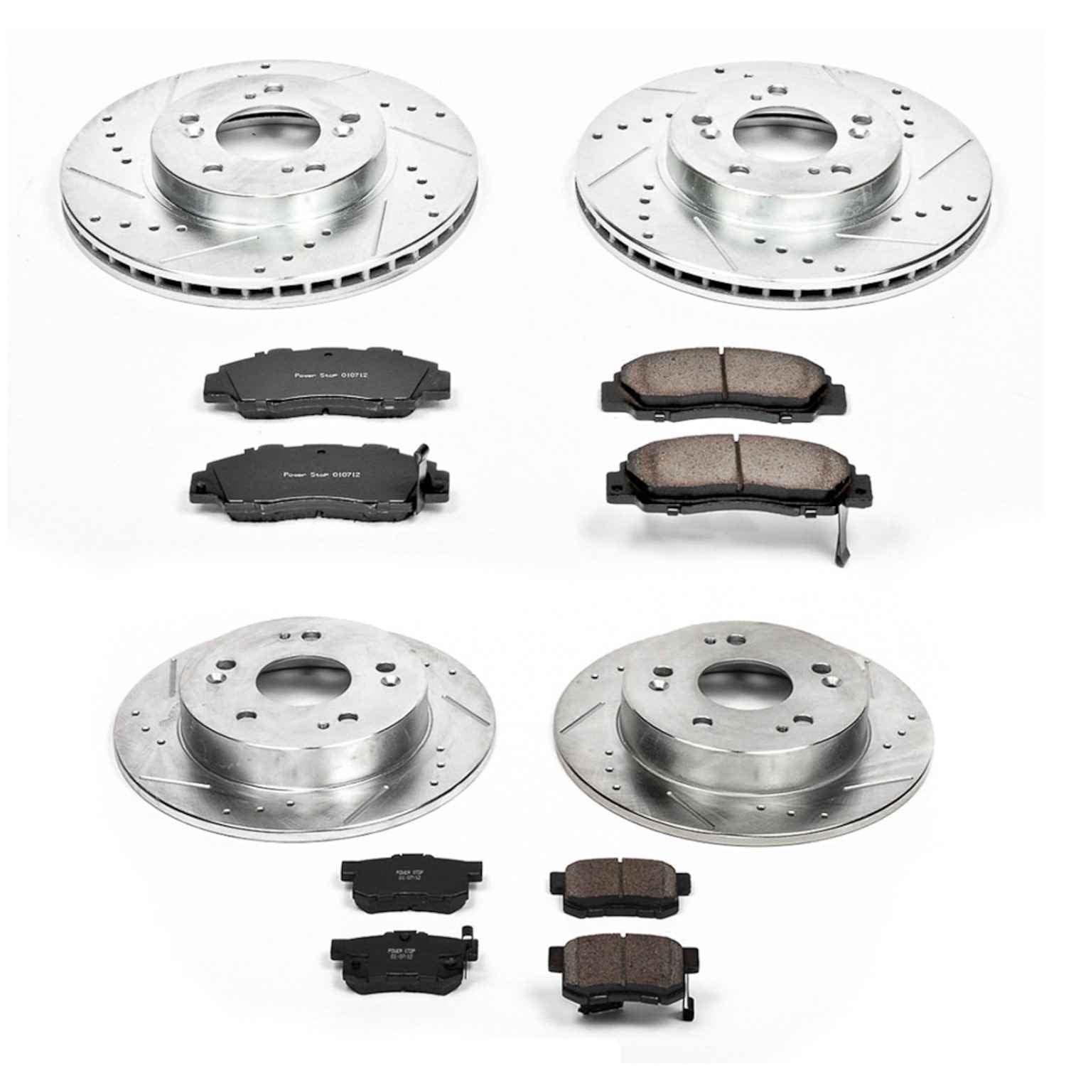 PowerStop Power Stop 97-01 Honda Prelude Front & Rear Z23 Evolution Sport Brake Kit K706