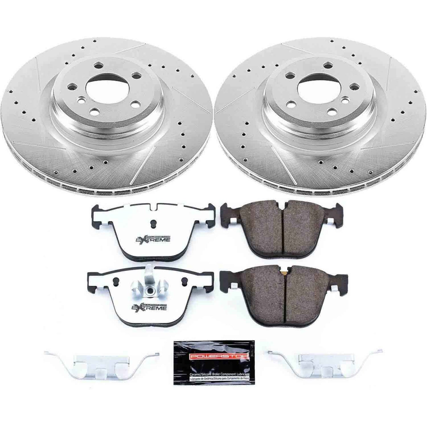 PowerStop Power Stop 11-15 BMW 750i Rear Z26 Street Warrior Brake Kit K7087-26