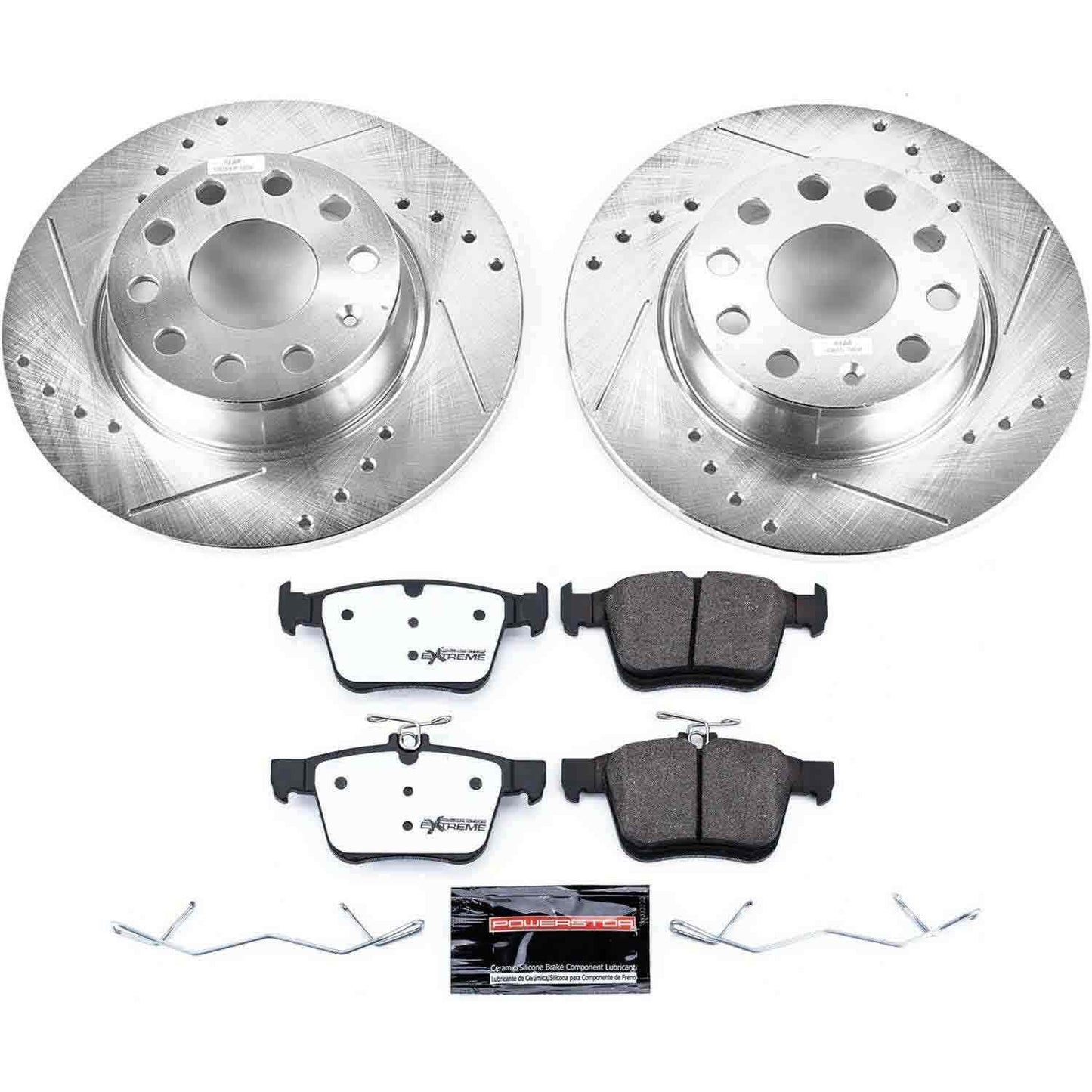 PowerStop Power Stop 15-18 Audi A3 Rear Z26 Street Warrior Brake Kit K7093-26