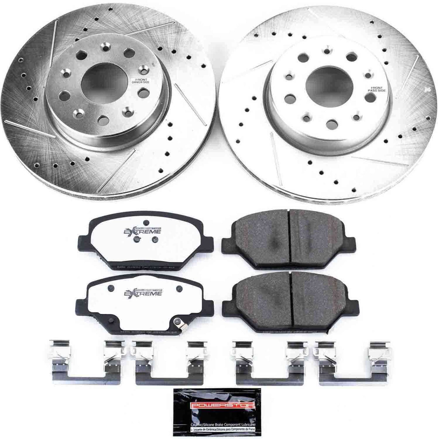 PowerStop Power Stop 16-19 Chevrolet Camaro Front Z26 Street Warrior Brake Kit K7295-26