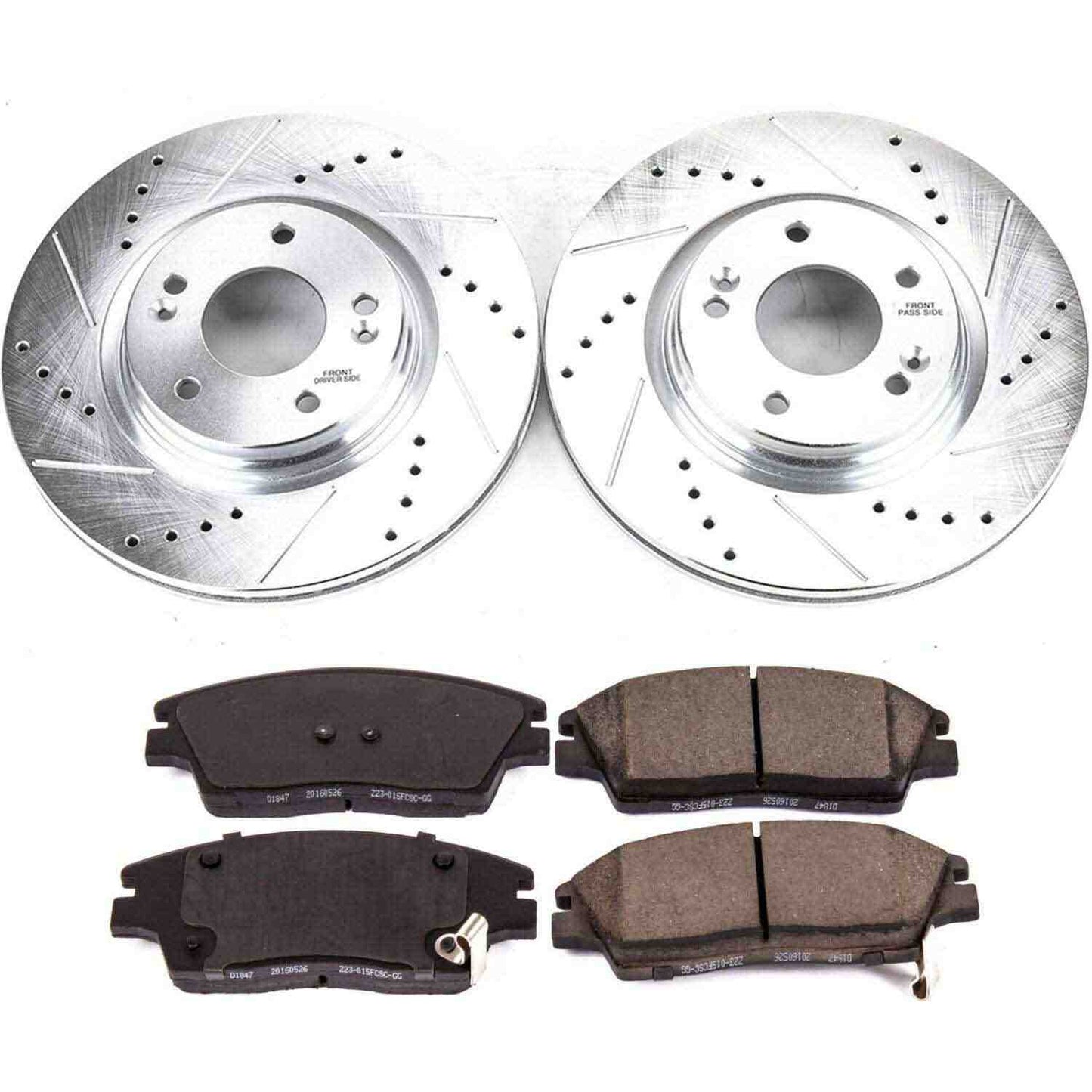 PowerStop Power Stop 17-19 Hyundai Elantra Front Z23 Evolution Sport Brake Kit K7355