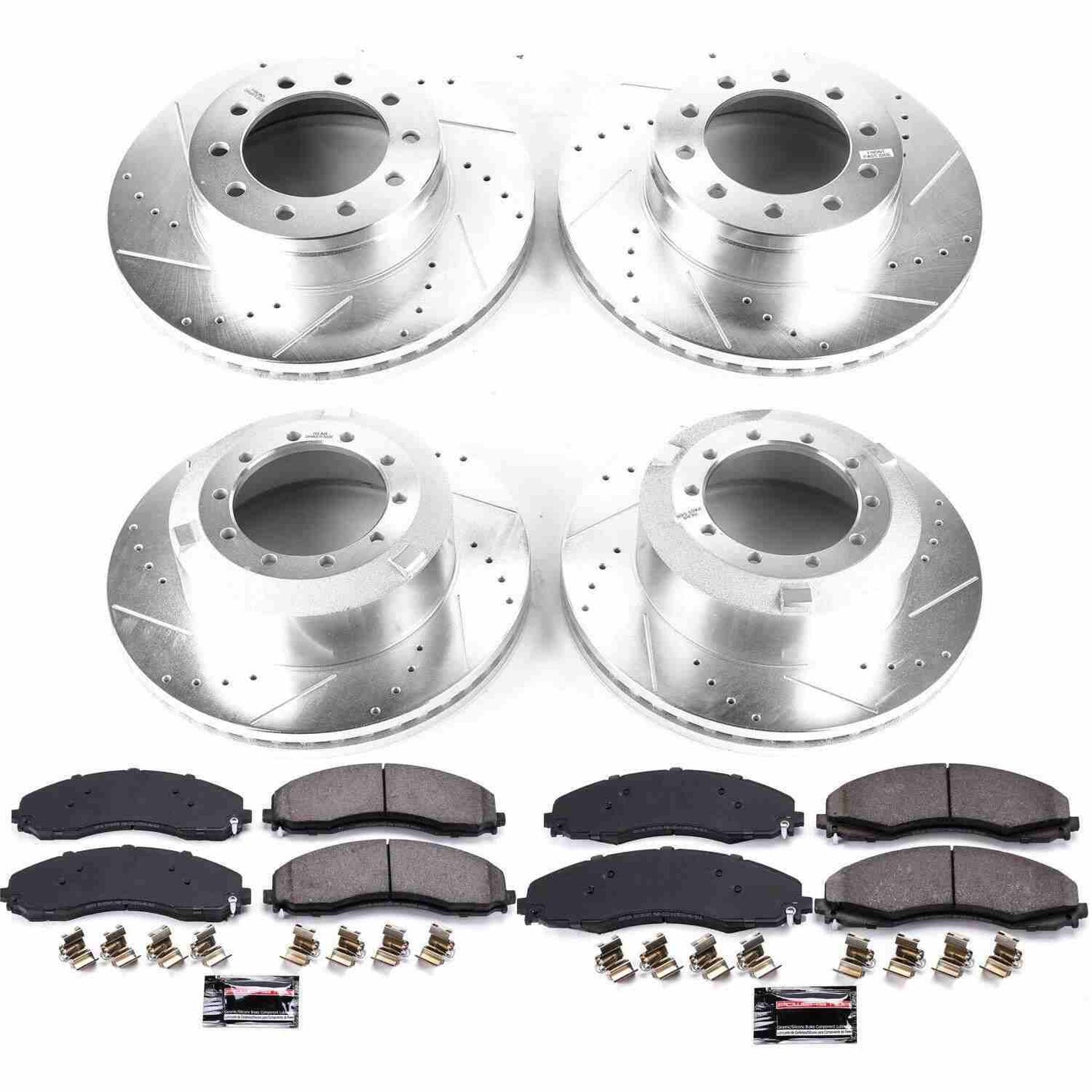 PowerStop Power Stop 17-19 Ford F-450 Super Duty Front & Rear Z36 Truck & Tow Brake Kit K7423-36