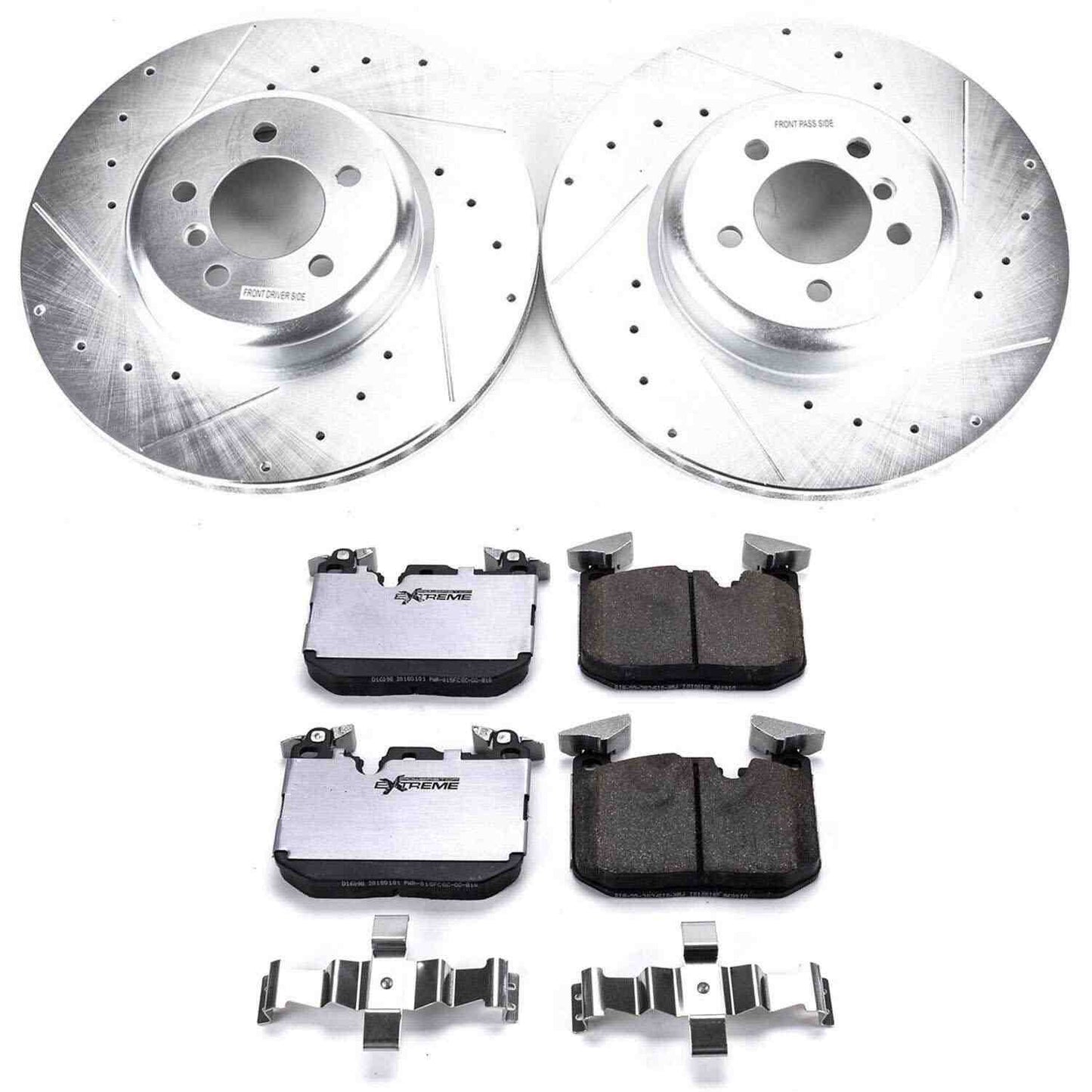 PowerStop Power Stop 12-15 BMW 335i Front Z26 Street Warrior Brake Kit K7435-26