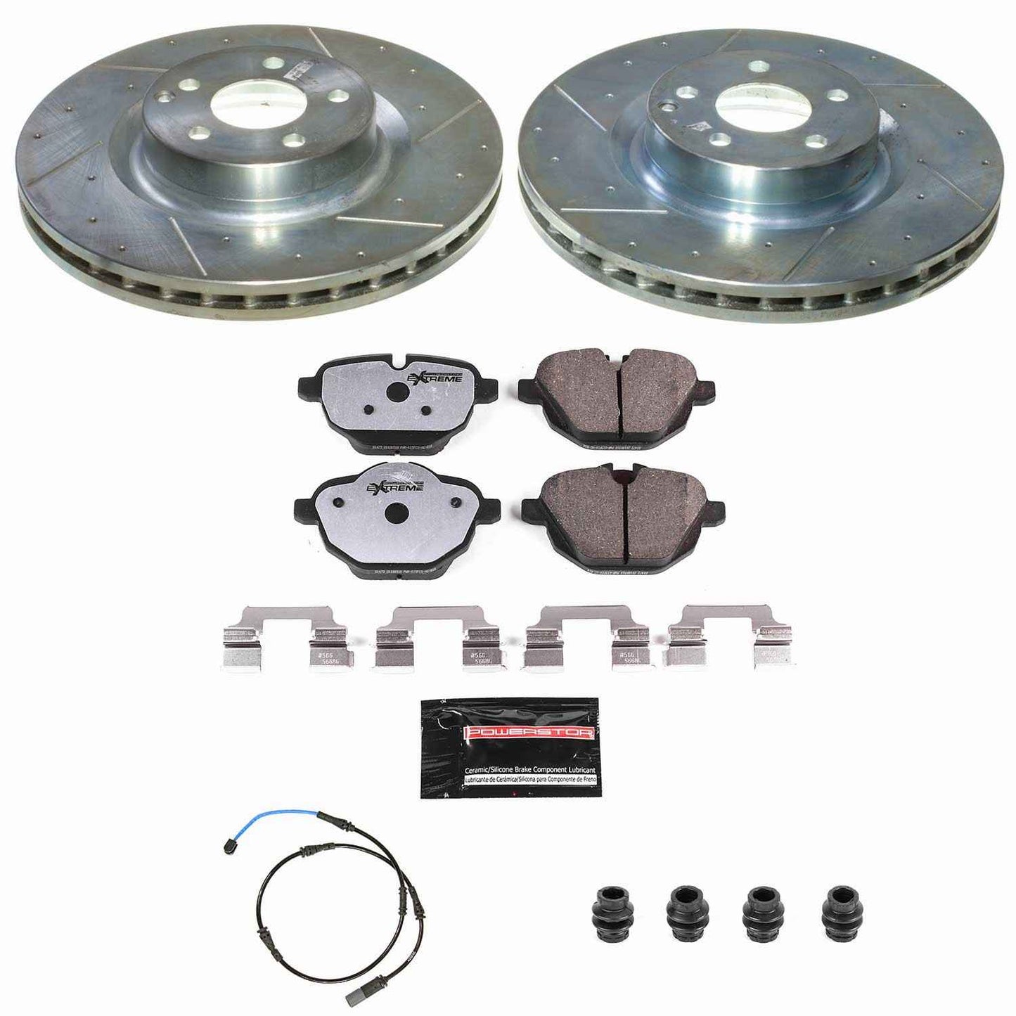 PowerStop Power Stop 11-16 BMW 528i Rear Z26 Street Warrior Brake Kit K7457-26