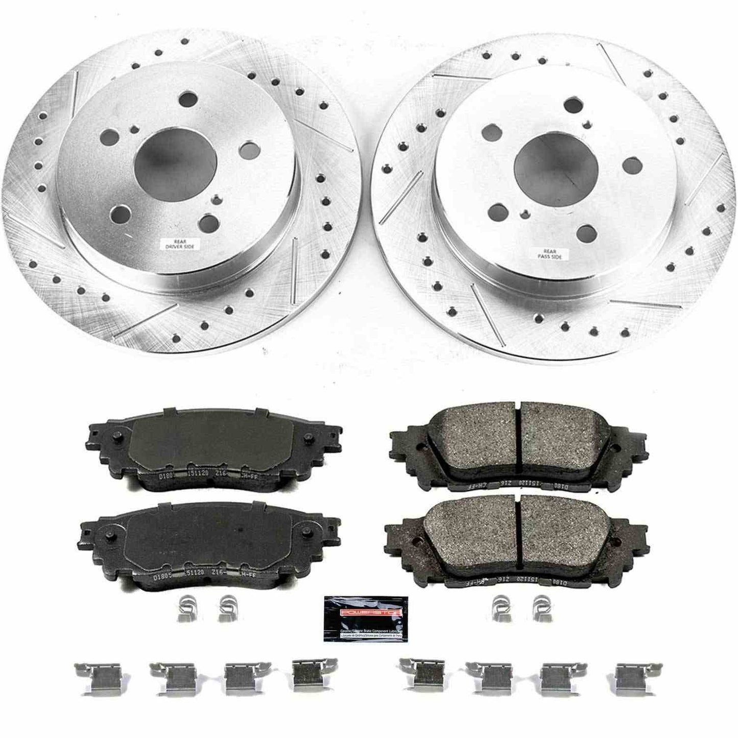 PowerStop Power Stop 15-17 Lexus NX200t Rear Z23 Evolution Sport Brake Kit K7739