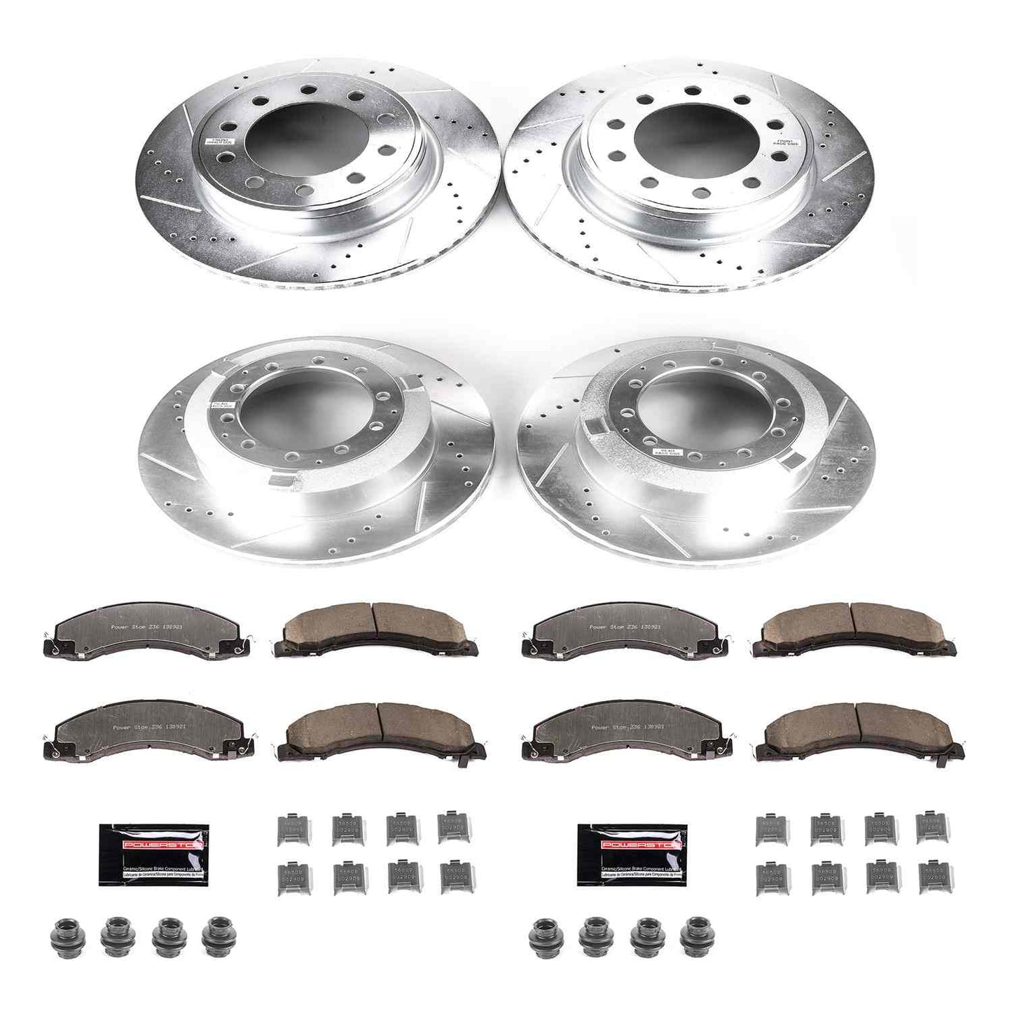 PowerStop Power Stop 13-18 Ram 4500 Front & Rear Z36 Truck & Tow Brake Kit K7818-36