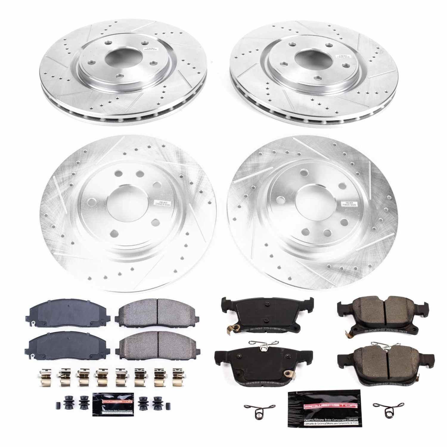 PowerStop Power Stop 17-19 Chrysler Pacifica Front & Rear Z23 Evolution Sport Brake Kit K7841