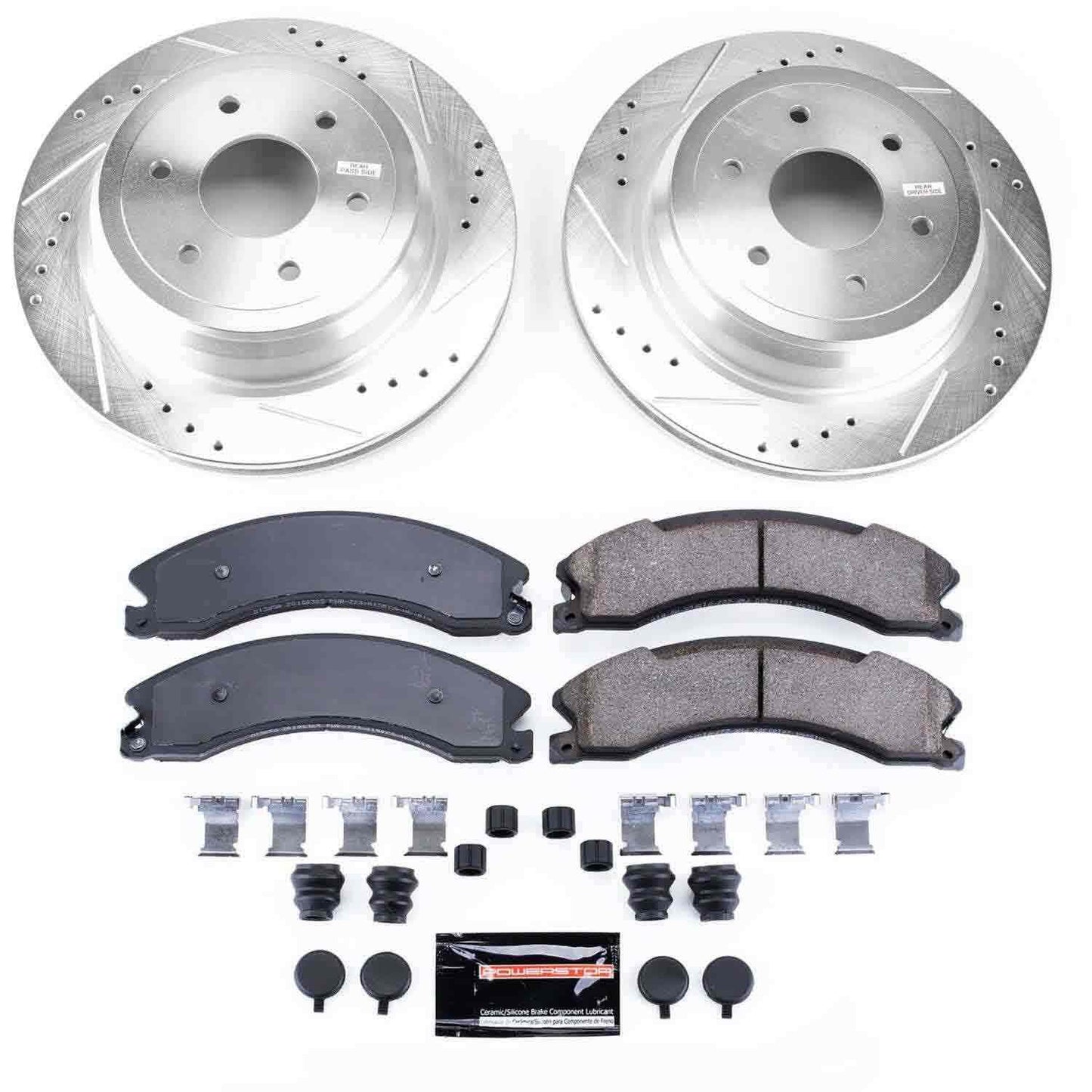 PowerStop Power Stop 16-18 Nissan Titan XD Rear Z23 Evolution Sport Brake Kit K7877