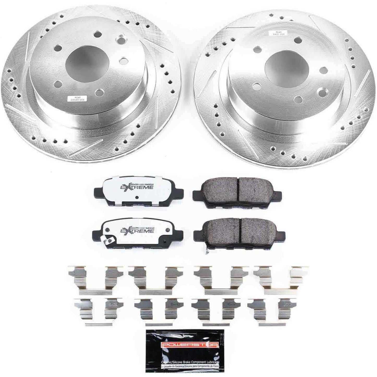 PowerStop Power Stop 14-17 Nissan Juke Rear Z26 Street Warrior Brake Kit K7881-26