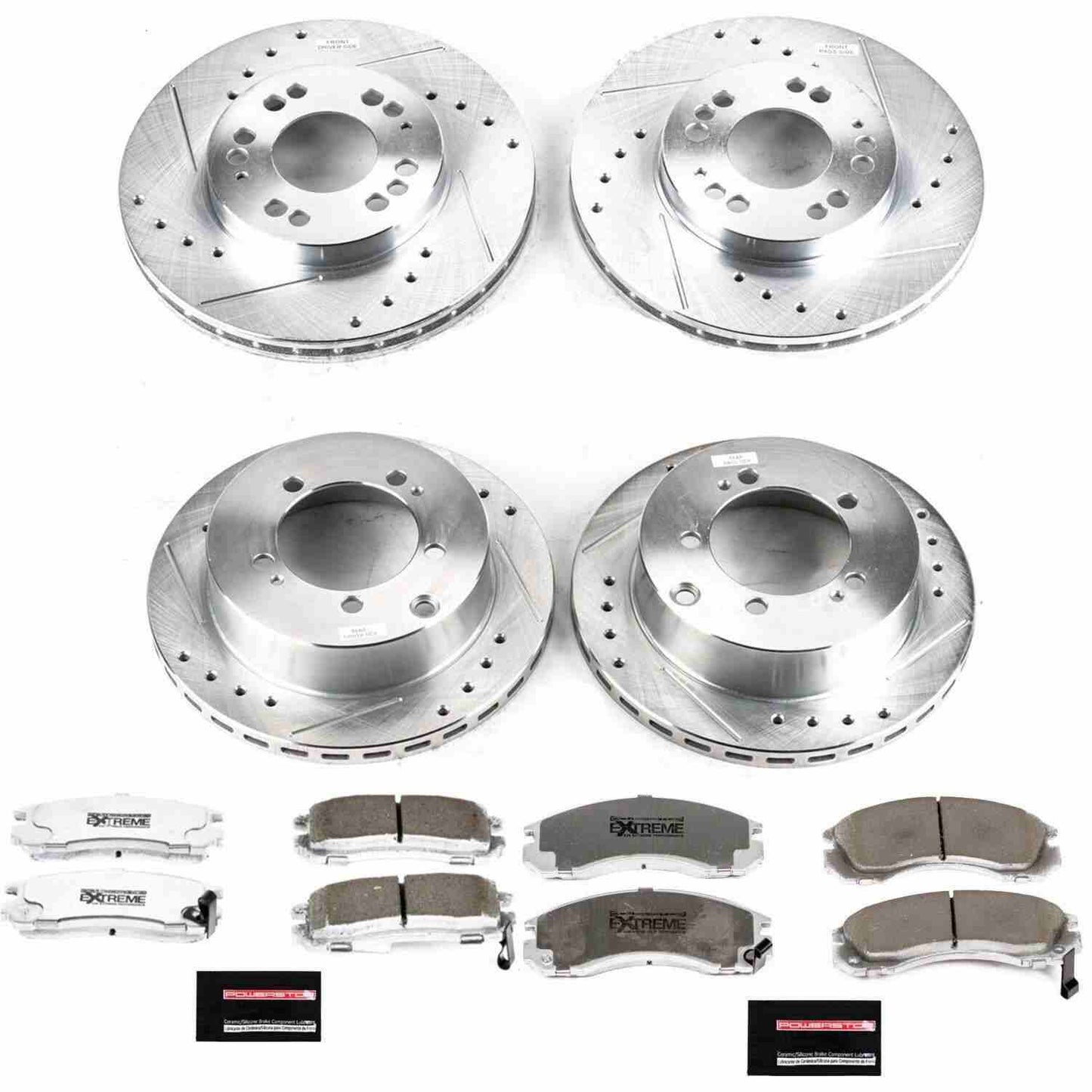 PowerStop Power Stop 91-96 Dodge Stealth Front & Rear Z26 Street Warrior Brake Kit K800-26