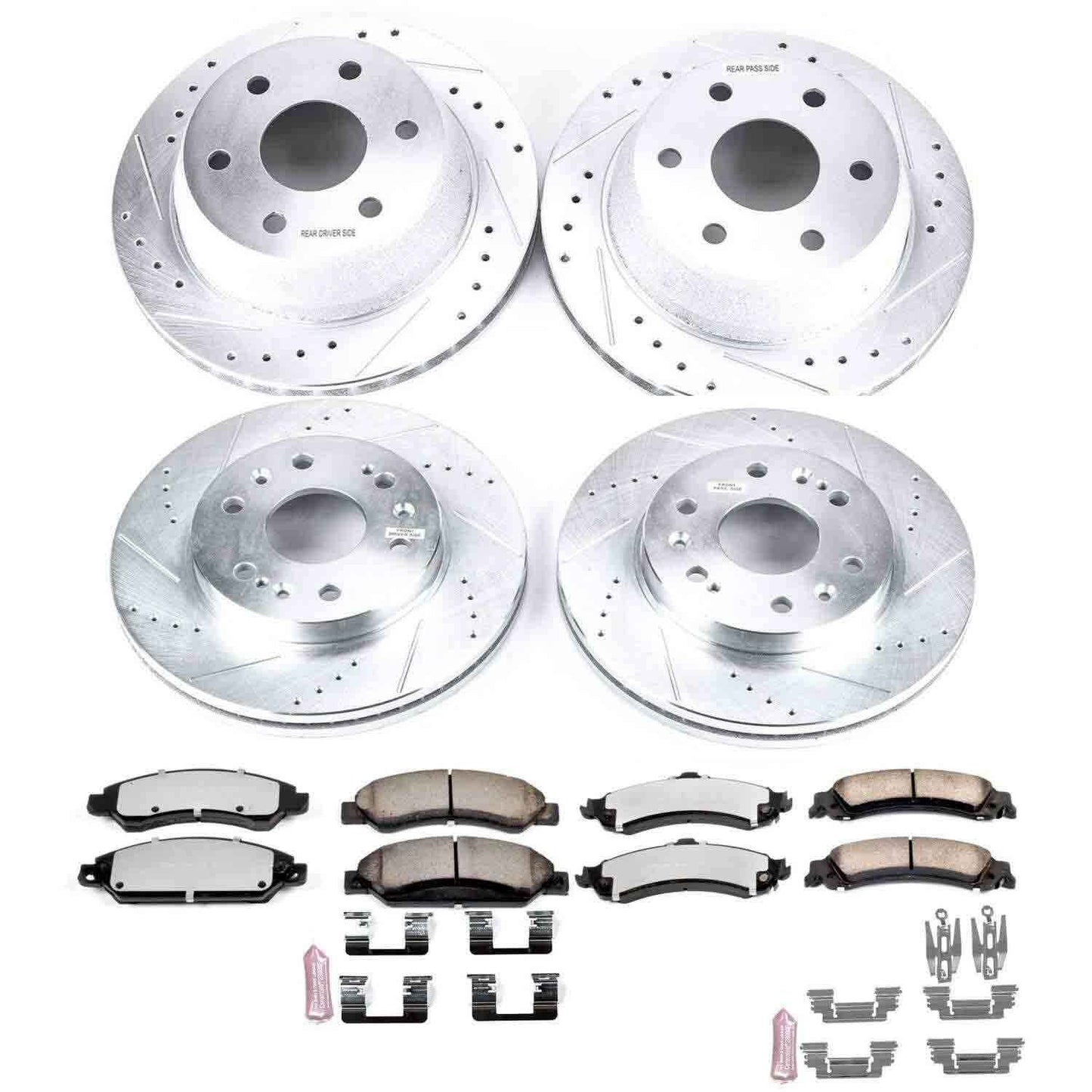 PowerStop Power Stop 05-06 GMC Sierra 1500 Front & Rear Z36 Truck & Tow Brake Kit K8071-36
