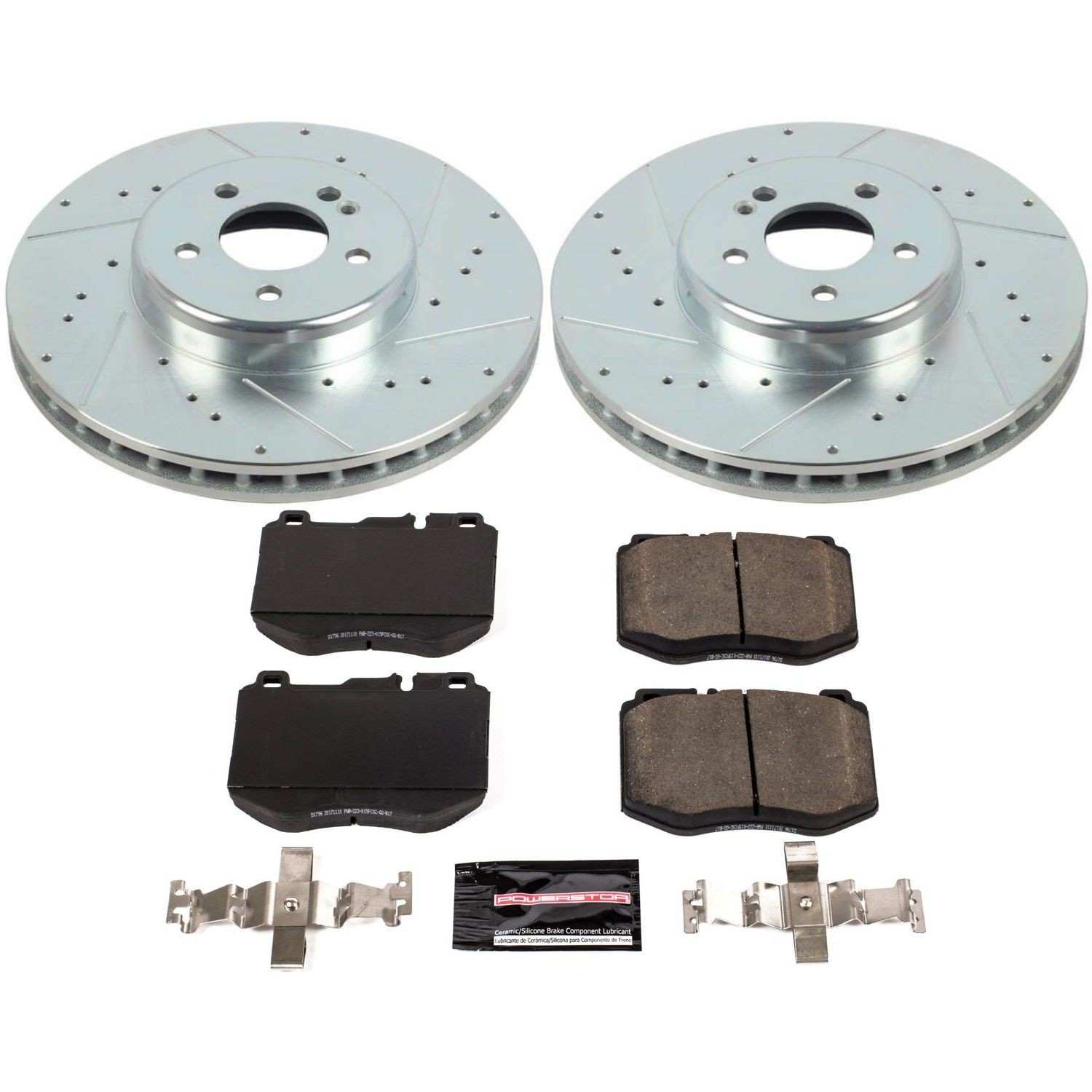 Power Stop 2017 Mercedes-Benz E300 Front Z23 Evolution Sport Brake Kit K8073