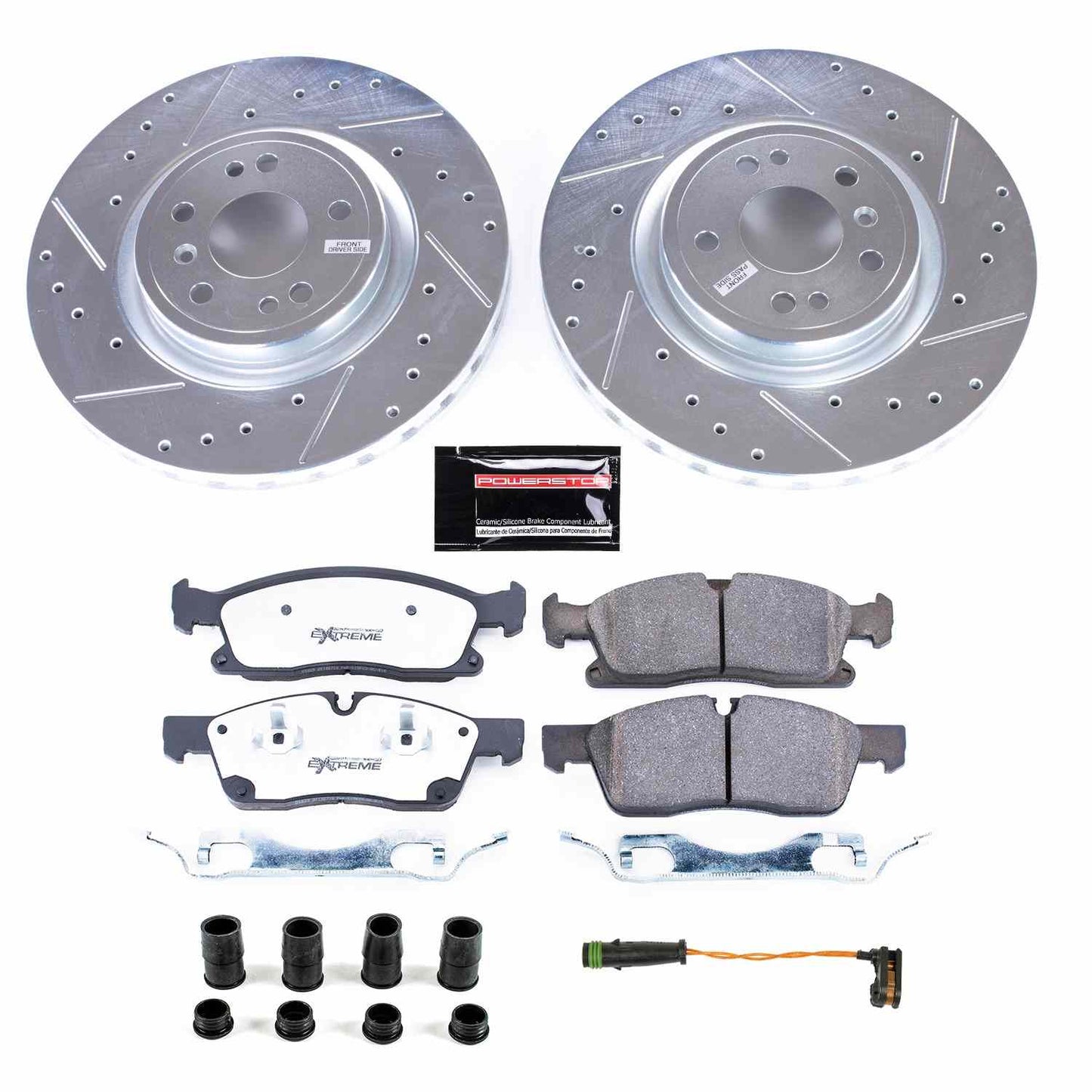 PowerStop Power Stop 2018 Mercedes-Benz GLE350 Front Z36 Truck & Tow Brake Kit K8114-36