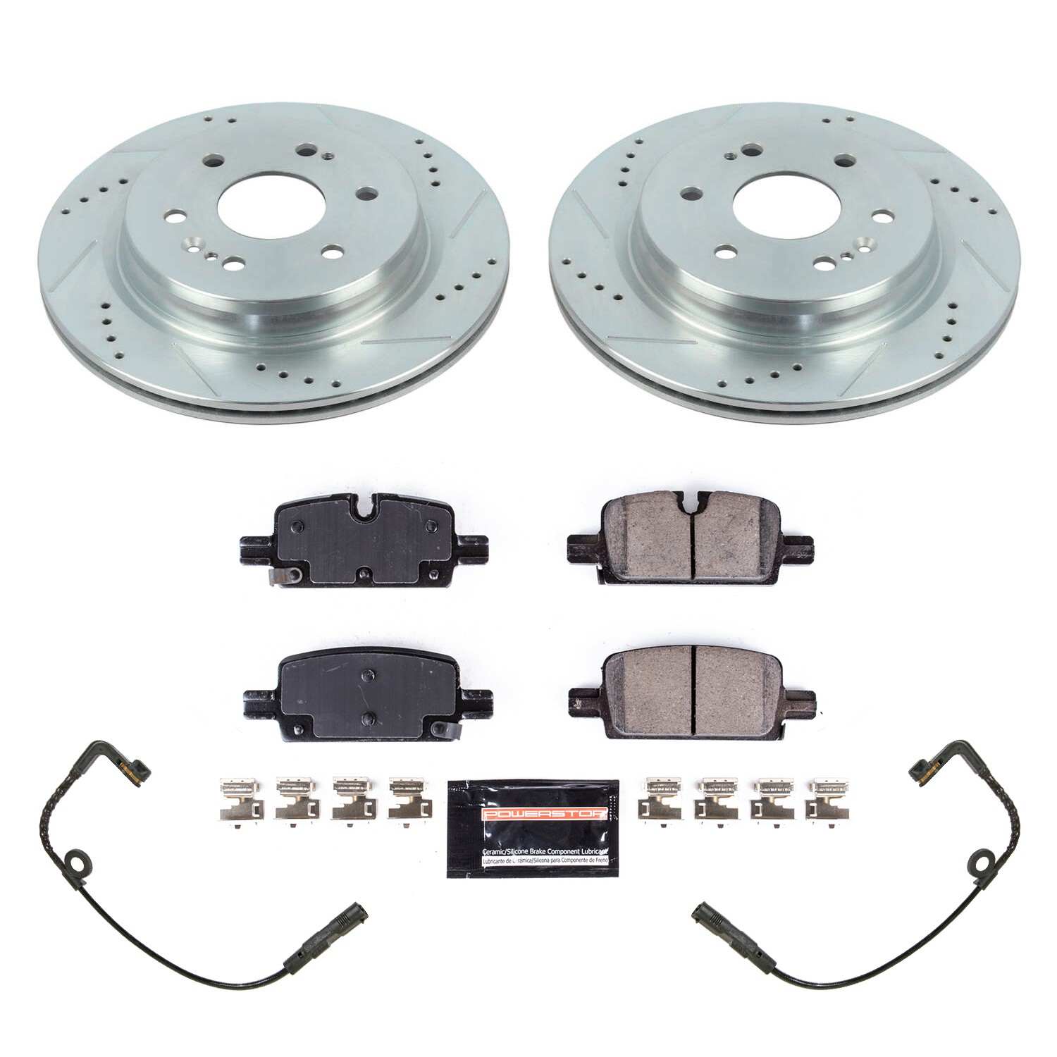 Power Stop 2019 GM 1500 Rear Z23 Evolution Sport Brake Kit K8173