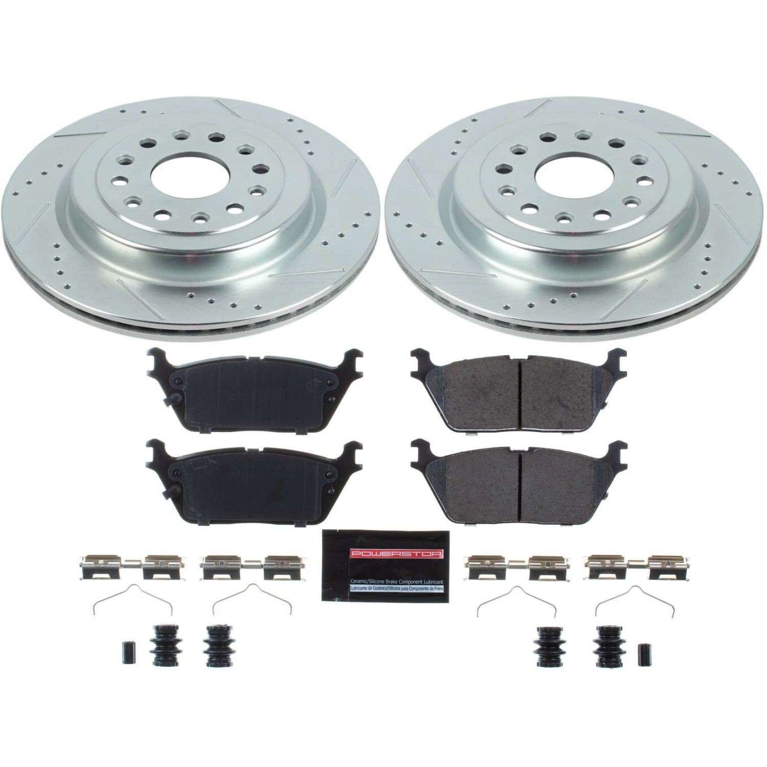 Power Stop 2019 Ram 1500 Rear Z23 Evolution Sport Brake Kit K8184
