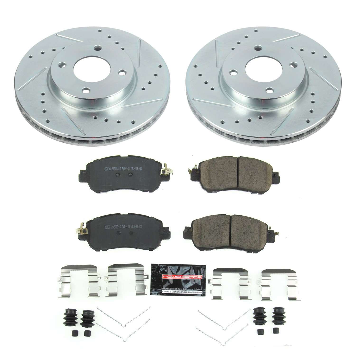 Power Stop 18-19 Nissan Kicks Front Z23 Evolution Sport Brake Kit K8326