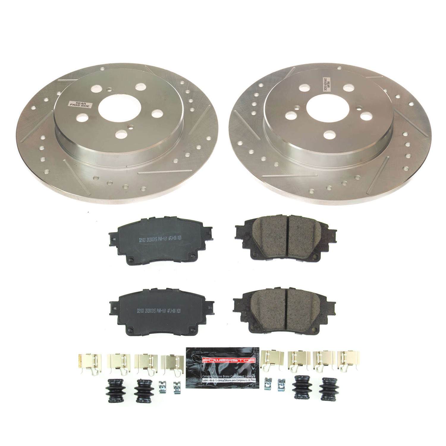 Power Stop 2019 Toyota Corolla Rear Z23 Evolution Sport Brake Kit K8336