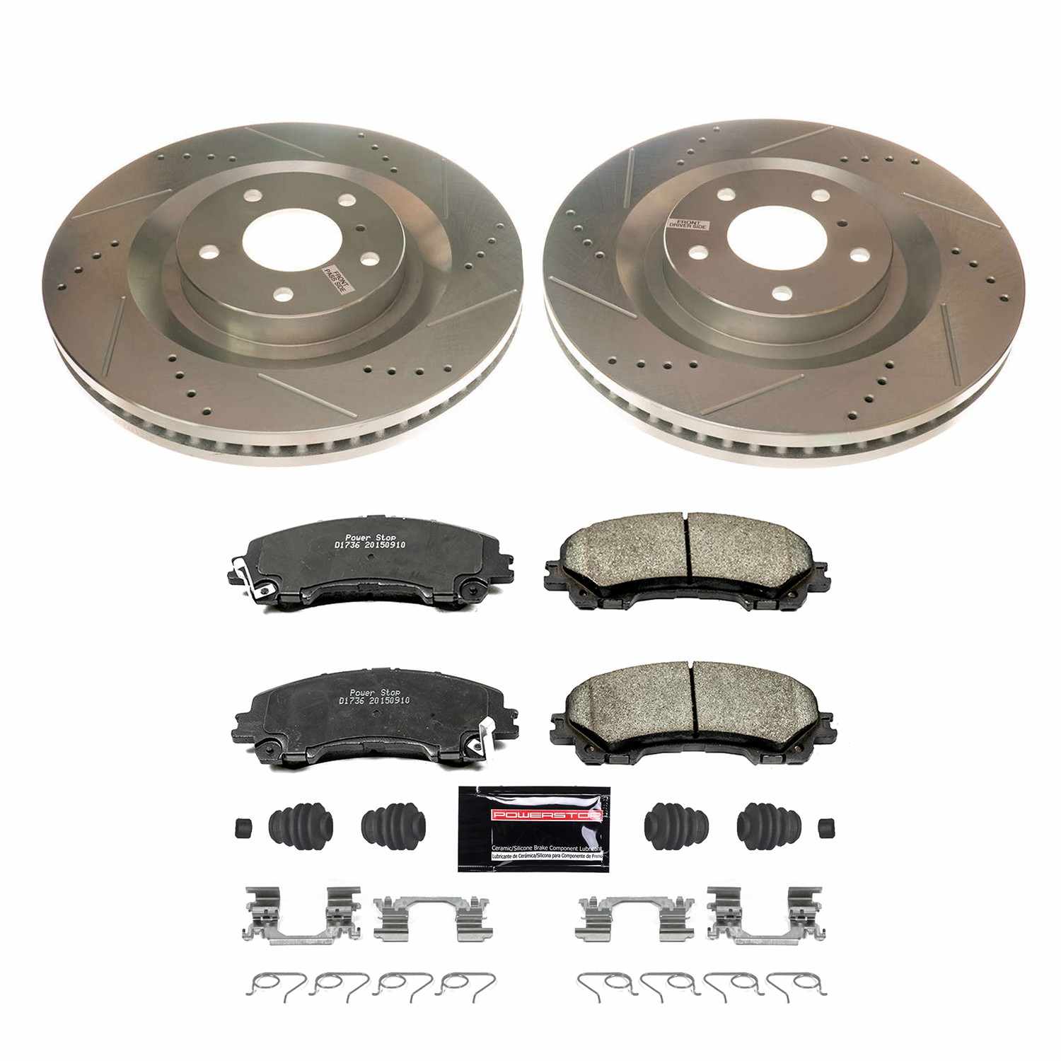 Power Stop 2019 Infiniti QX50 Front Z23 Evolution Sport Brake Kit K8415